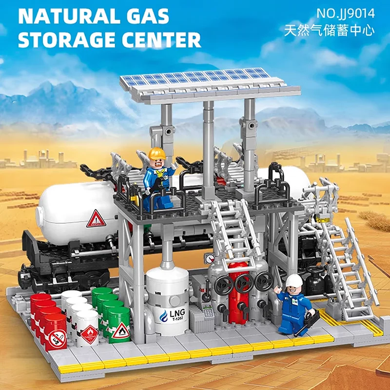 City Chemical Plant Natural Gas Storage Center Building Blocks Model Toy Gift
City Chemical Plant Natural Gas Storage Center Building Blocks Model Toy Gift