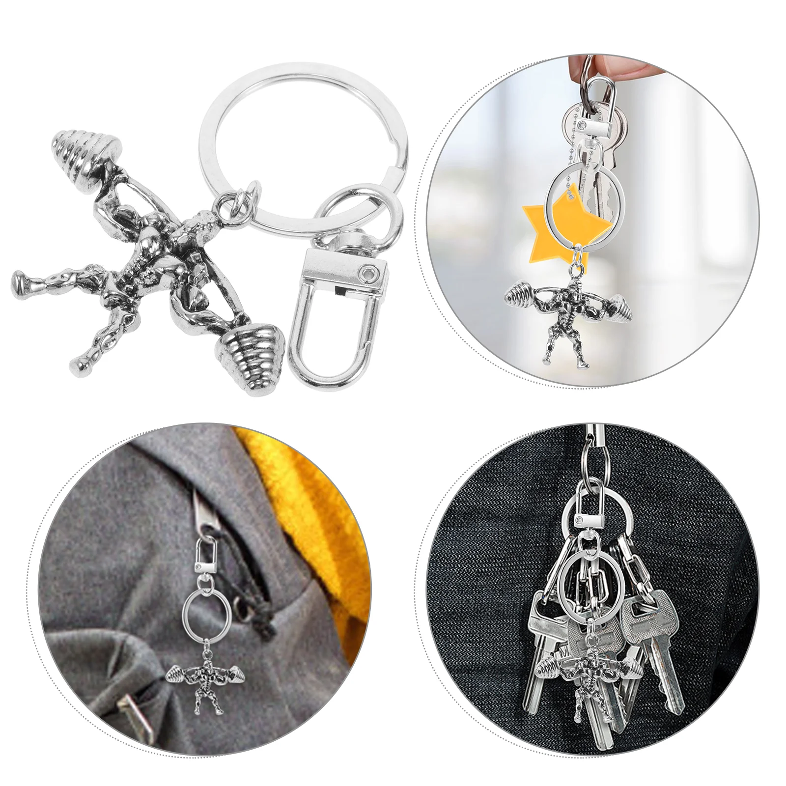 Cross-border Keychain Athletic Dumbbell Keychains Accessories Fitness Ring Zinc Alloy Gym
Cross-border Keychain Athletic Dumbbell Keychains Accessories Fitness Ring Zinc Alloy Gym