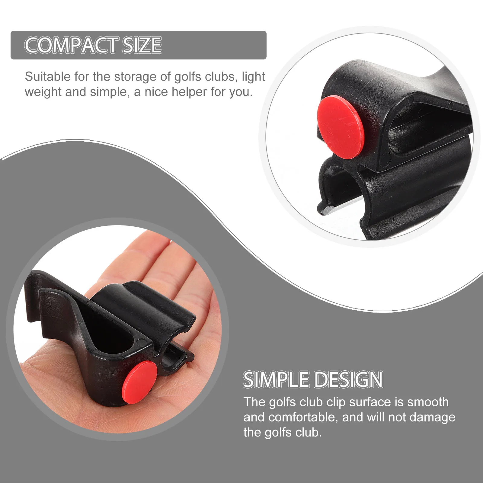 Golf Putter Clip Holder for Cart Bag Accessory Decoration Clamps Putterbag Hanger Club Holders
Golf Putter Clip Holder for Cart Bag Accessory Decoration Clamps Putterbag Hanger Club Holders