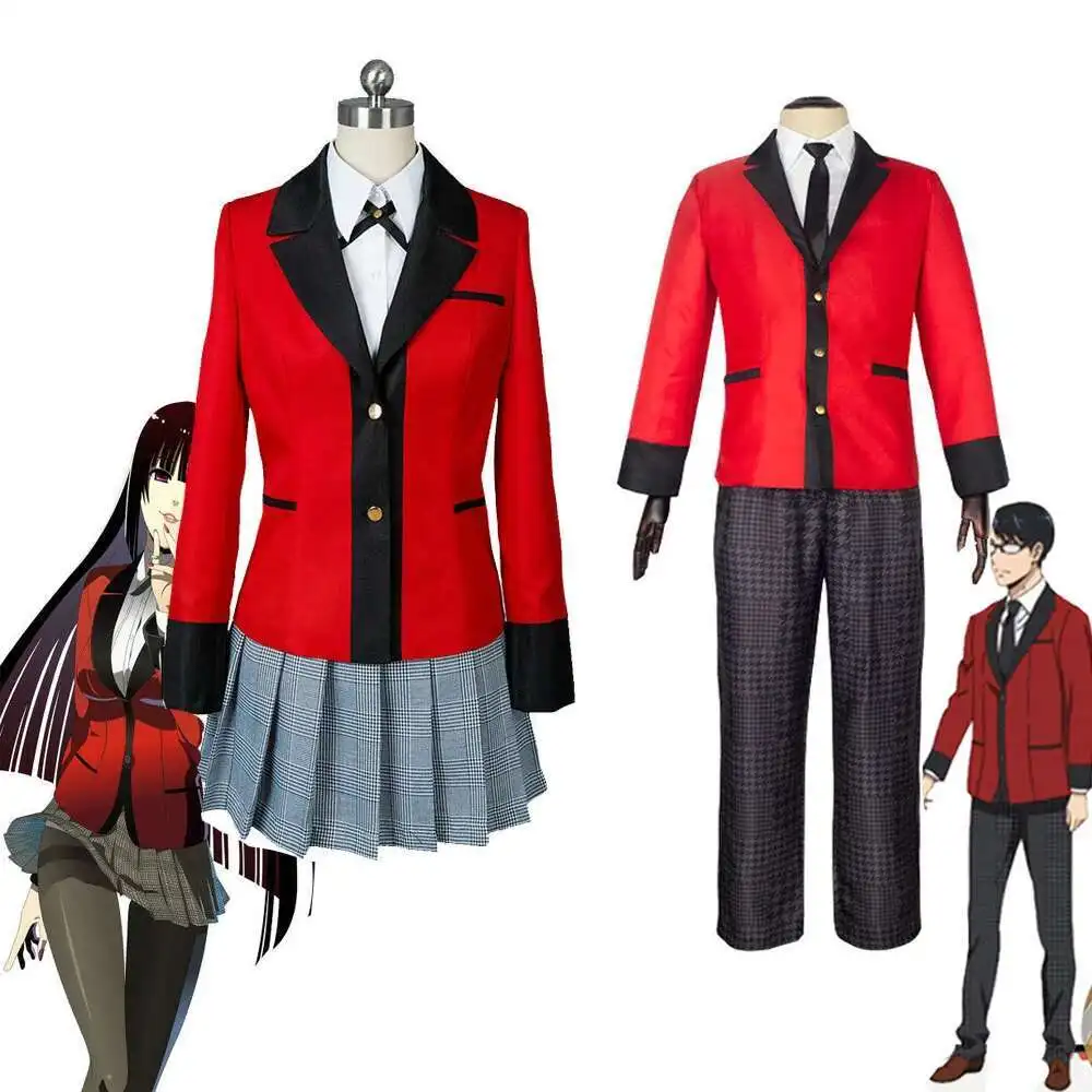 Anime Kakegurui Cosplay Costume Jabami Yumeko Cosplay Costume Japanese High School Uniform Girls Clothes Women Suits
Anime Kakegurui Cosplay Costume Jabami Yumeko Cosplay Costume Japanese High School Uniform Girls Clothes Women Suits