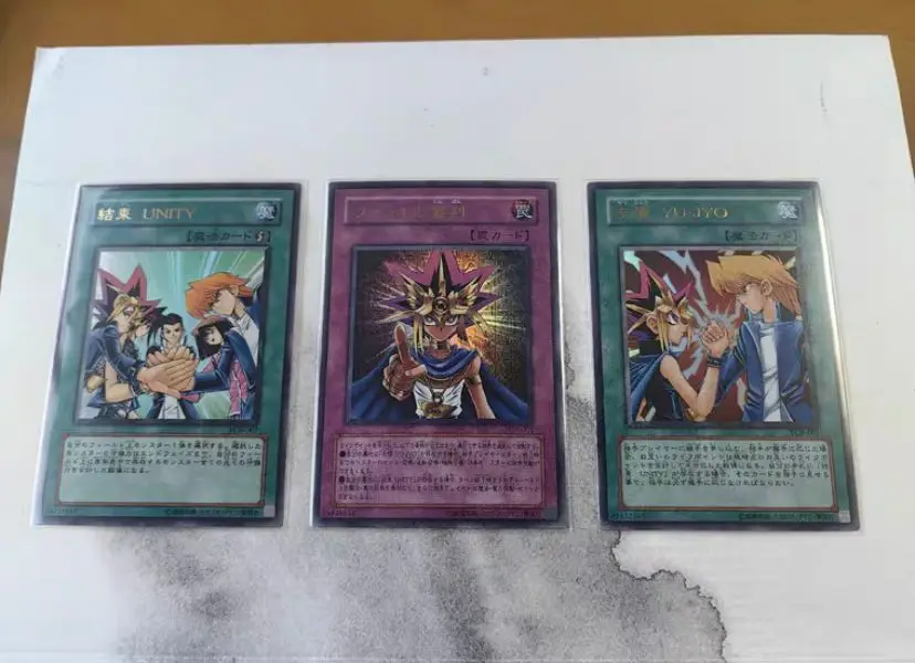 YuGiOh Promo YCB-001, 002 JCY-001 Yu-Jo Friendship, Unity, Judgement of Pharoah
YuGiOh Promo YCB-001, 002 JCY-001 Yu-Jo Friendship, Unity, Judgement of Pharoah