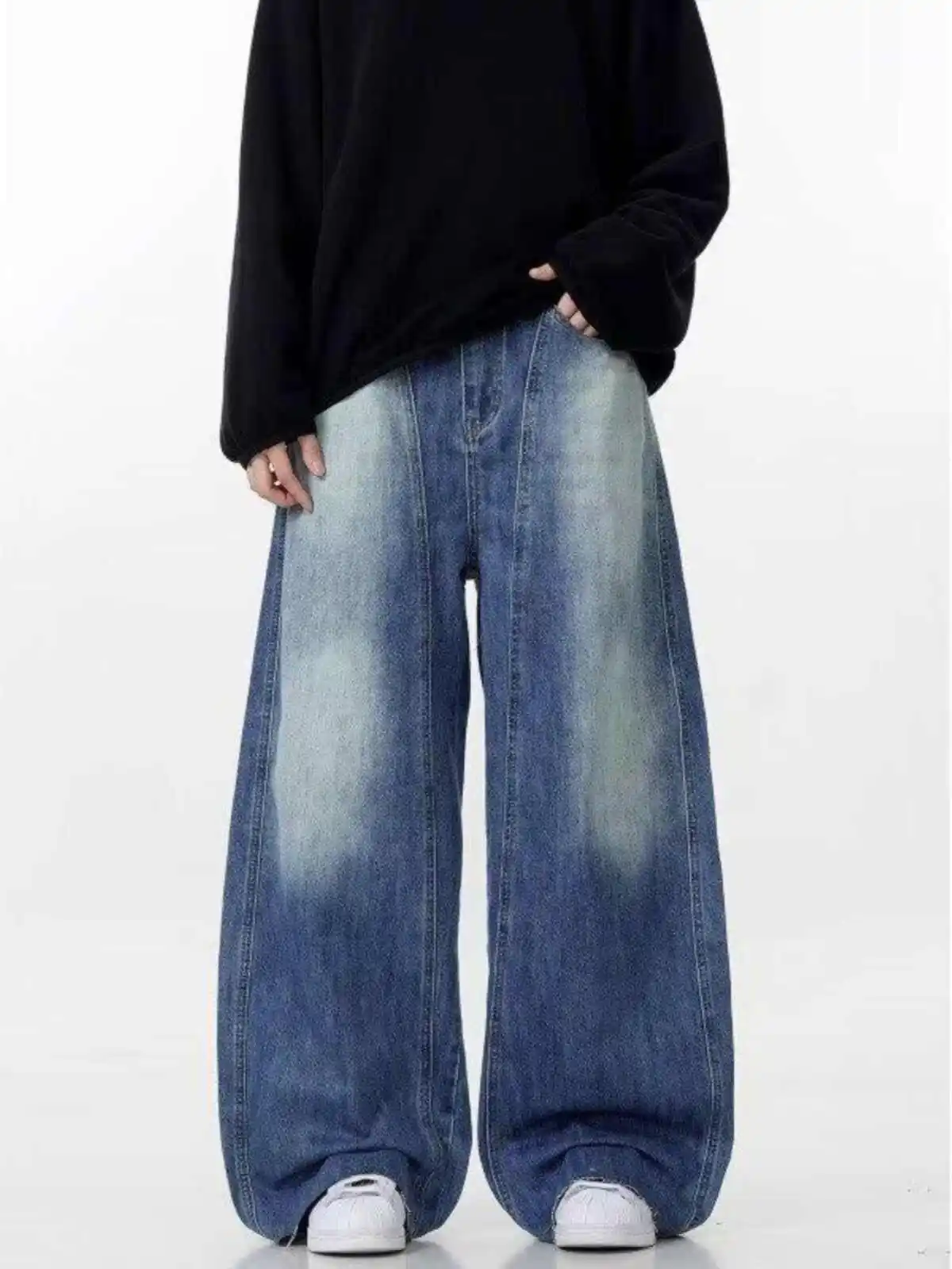 Women Blue Baggy Boyfriend Jeans Harajuku Vintage Y2k Denim Trousers Oversize Hip Hop Jean Long Pants Japanese 2000s Clothes New
Women Blue Baggy Boyfriend Jeans Harajuku Vintage Y2k Denim Trousers Oversize Hip Hop Jean Long Pants Japanese 2000s Clothes New