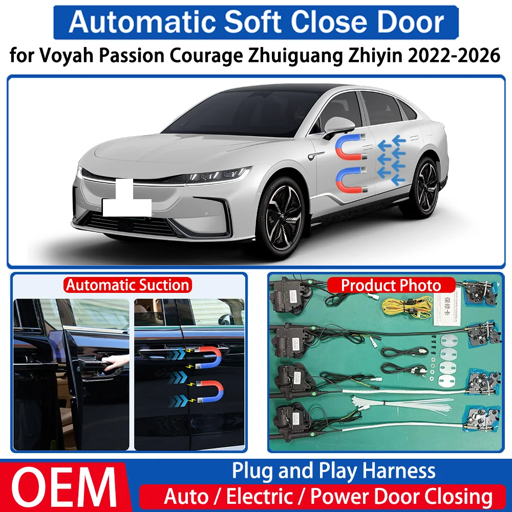 for Voyah Passion Courage Zhuiguang Zhiyin 2022-2026 Car OEM Automatic Soft Close Door Electric Suction Kit Auto Power Closing
for Voyah Passion Courage Zhuiguang Zhiyin 2022-2026 Car OEM Automatic Soft Close Door Electric Suction Kit Auto Power Closing