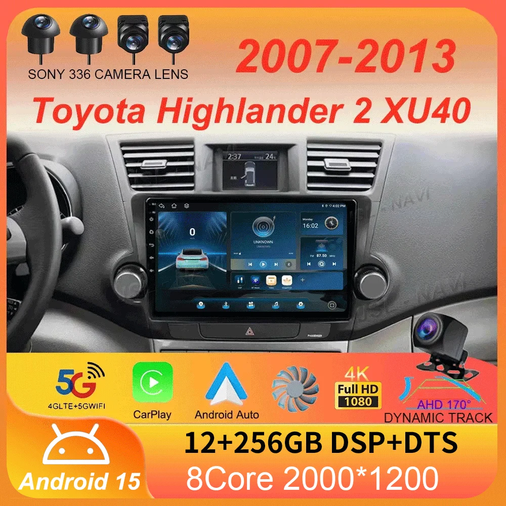 Car Radio Android 15 Carplay Auto For Toyota Highlander 2 XU40 2007-2013 Multimedia Video Player Navigation GPS Stereo 2din DSP
Car Radio Android 15 Carplay Auto For Toyota Highlander 2 XU40 2007-2013 Multimedia Video Player Navigation GPS Stereo 2din DSP