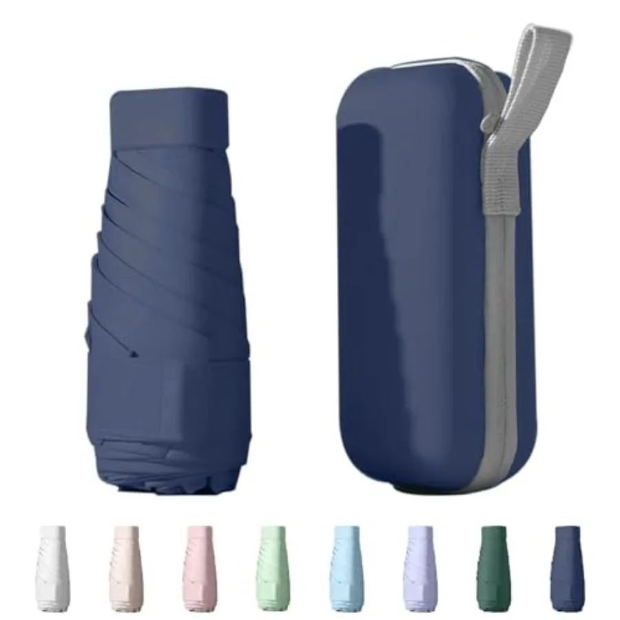 Mini Travel Umbrella Purse with Case Compact, Lightweight, UV Umbrella UPF 50+ Sun Protection, Windproof Portable Parasol for W
Mini Travel Umbrella Purse with Case Compact, Lightweight, UV Umbrella UPF 50+ Sun Protection, Windproof Portable Parasol for W