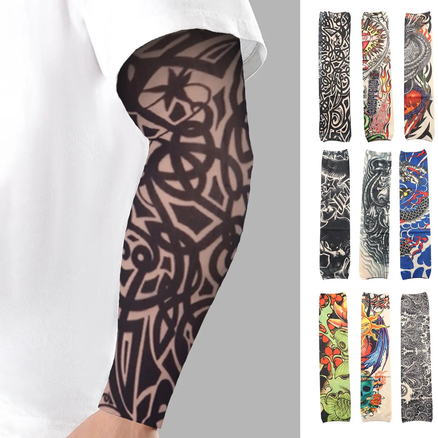 2PCS 2025 New Men Tattoo Arm Sleeves Summer Tattoo Sleeves Sun Protection Cover Outdoor Gloves Driving Ice Silk Arm Sleeves
2PCS 2025 New Men Tattoo Arm Sleeves Summer Tattoo Sleeves Sun Protection Cover Outdoor Gloves Driving Ice Silk Arm Sleeves