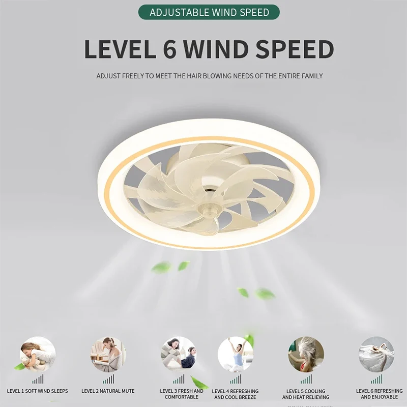LED Ceiling Fan Light Intelligent Remote Control 6-speed Wind Speed Light Hall Bedroom Living Room Kitchen Indoor Led Lighting
LED Ceiling Fan Light Intelligent Remote Control 6-speed Wind Speed Light Hall Bedroom Living Room Kitchen Indoor Led Lighting
