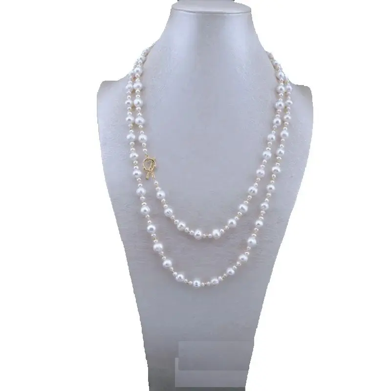 2025 Exceptional Exotic 48inch Big & Small White Akoya Real Natural Pearl Necklace Suitable For Any Occasion
2025 Exceptional Exotic 48inch Big & Small White Akoya Real Natural Pearl Necklace Suitable For Any Occasion