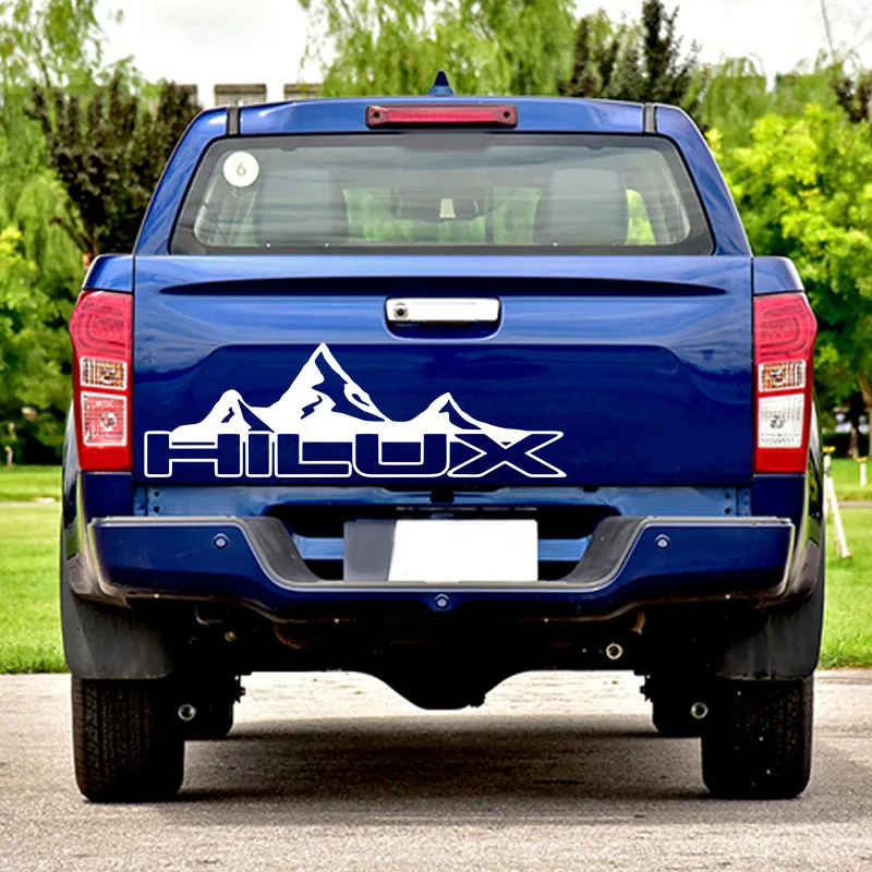Наклейка на дверь автомобиля для Toyota Hilux Revo Vigo Pickup, виниловая пленка на задний багажник, наклейка, горное украшение, аксессуары для автотюнинга
Наклейка на дверь автомобиля для Toyota Hilux Revo Vigo Pickup, виниловая пленка на задний багажник, наклейка, горное украшение, аксессуары для автотюнинга