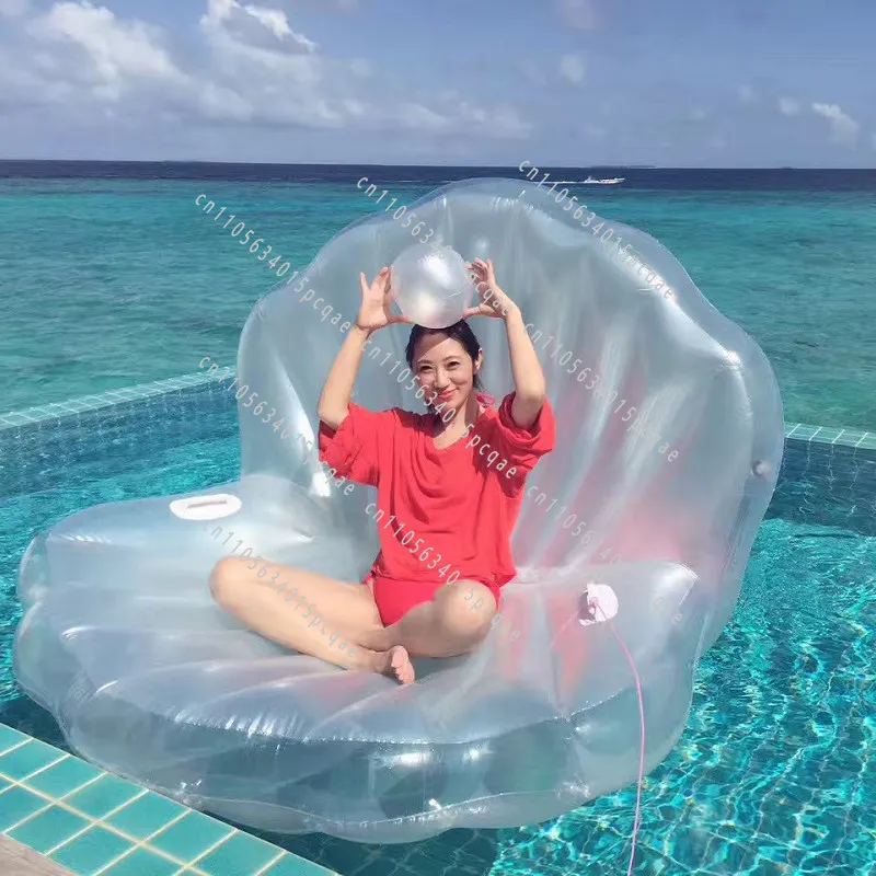 Super Large Mermaid Scallop Shell Water Inflatable Mount Floating Bed Floating Row Swimming Ring Swimming Shooting Equipment
Super Large Mermaid Scallop Shell Water Inflatable Mount Floating Bed Floating Row Swimming Ring Swimming Shooting Equipment