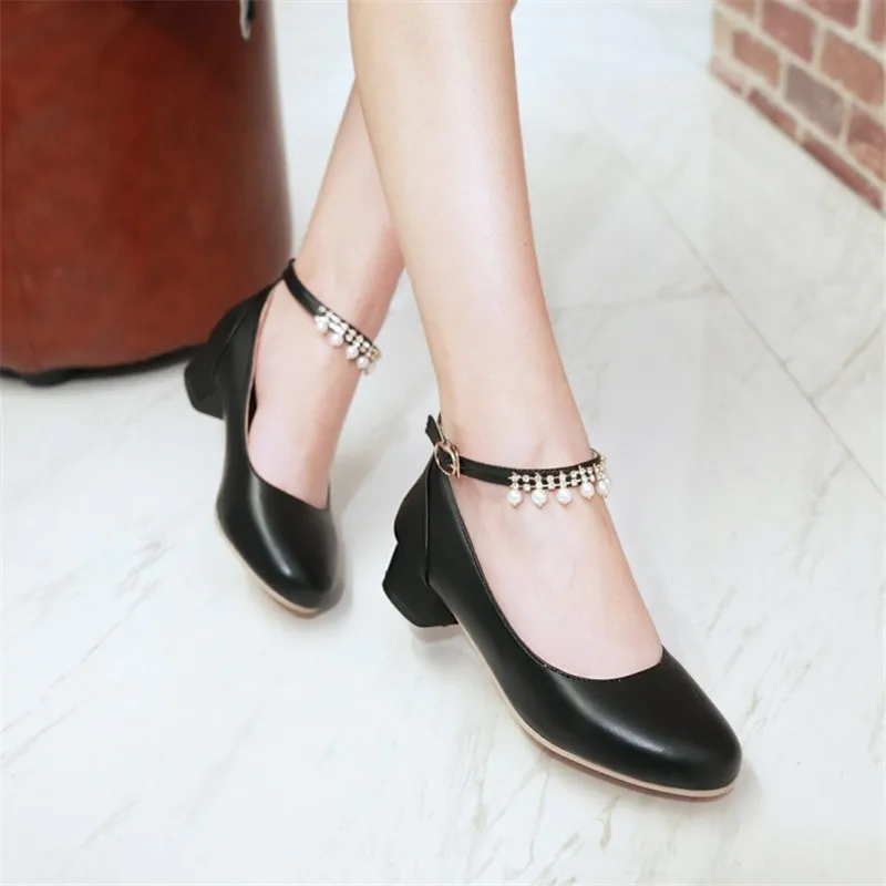 Children Girls High Heel Shoes Mary Jane Shoes Fashion Pearl Party Wedding Shoes Princess Pumps Women 3cm High Heels Size 30-43
Children Girls High Heel Shoes Mary Jane Shoes Fashion Pearl Party Wedding Shoes Princess Pumps Women 3cm High Heels Size 30-43