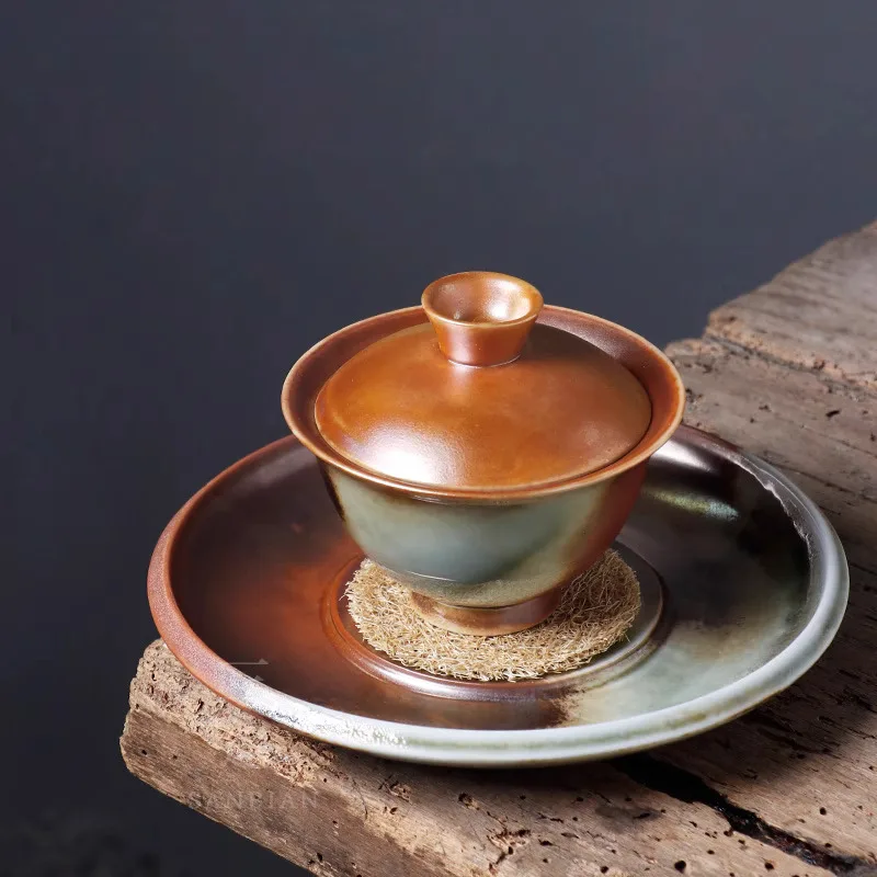 Huoshao Yun/Qingglazed Cho Lid Bowl Handmade Ancient Method Falg Ash Tea Not Hot To Hands/Each Object Is Different
Huoshao Yun/Qingglazed Cho Lid Bowl Handmade Ancient Method Falg Ash Tea Not Hot To Hands/Each Object Is Different