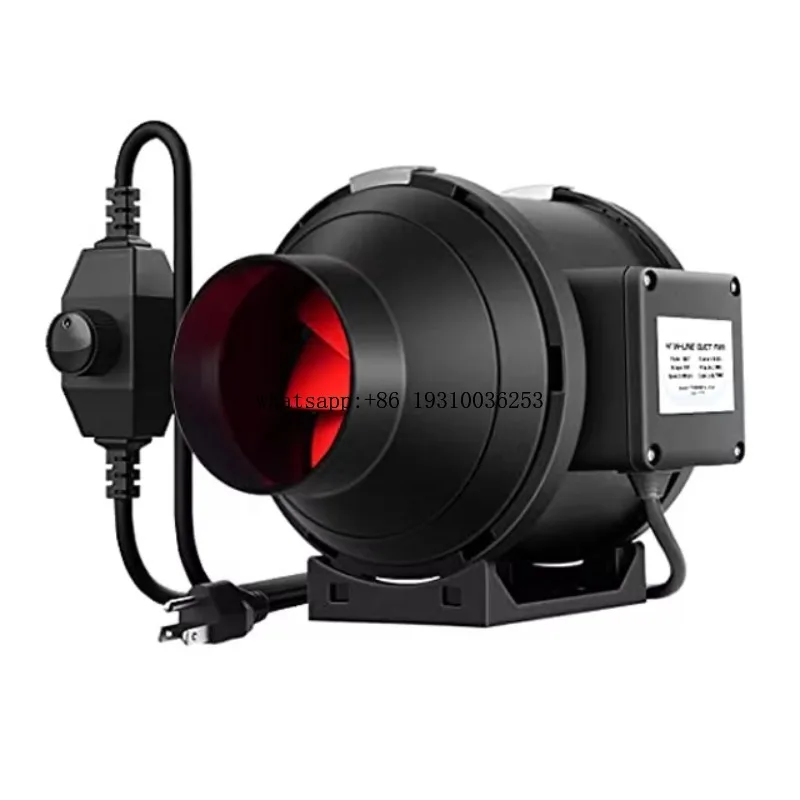 FENGDA ETL Approved 4 Inch Black Plastic Case Mixed Flow Fan Inline Duct Exhaust Fan With Speed Controller For Hydroponics
FENGDA ETL Approved 4 Inch Black Plastic Case Mixed Flow Fan Inline Duct Exhaust Fan With Speed Controller For Hydroponics