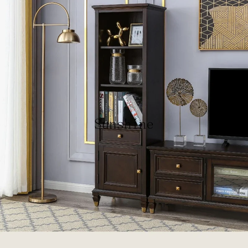 Modern simple light luxury American solid wood small apartment single door rural bookcase
Modern simple light luxury American solid wood small apartment single door rural bookcase