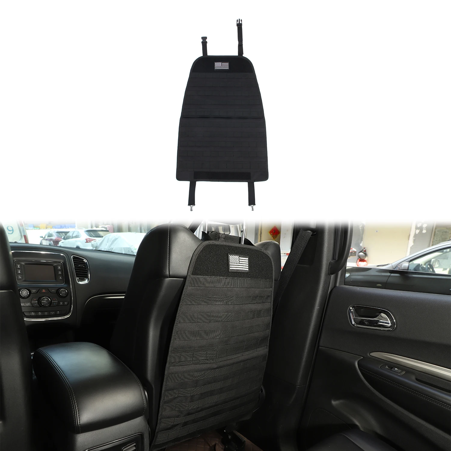 Car Seat Back Organizer Tactical Molle Storage Bag Pad for Dodge Durango 2011-2023 Multipurpose Inner Accessories Oxford Cloth
Car Seat Back Organizer Tactical Molle Storage Bag Pad for Dodge Durango 2011-2023 Multipurpose Inner Accessories Oxford Cloth