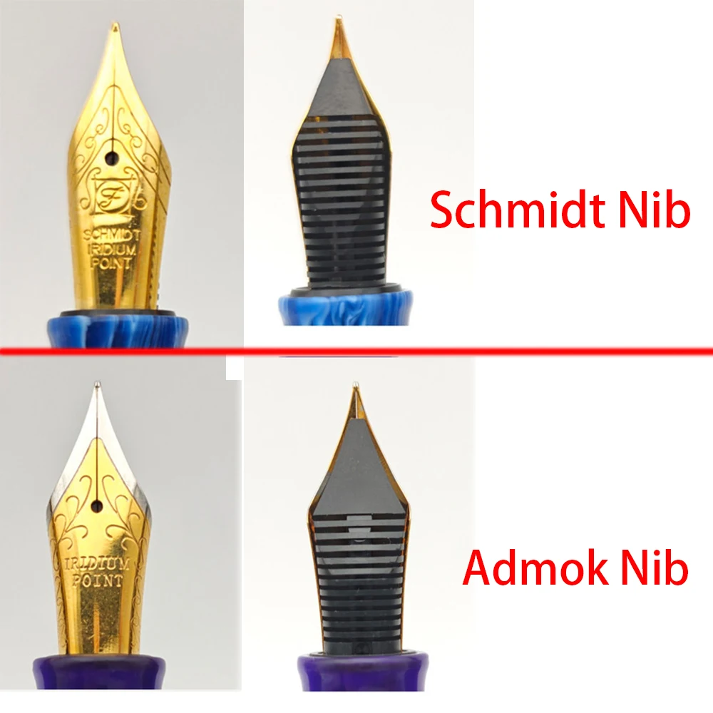 ADMOK 28 Classic Acrylic Fountain Pen No.6 Bock Schmidt EF/F/M Nib Press Button Filling Ink Pen for Calligraphy Business Gift
ADMOK 28 Classic Acrylic Fountain Pen No.6 Bock Schmidt EF/F/M Nib Press Button Filling Ink Pen for Calligraphy Business Gift