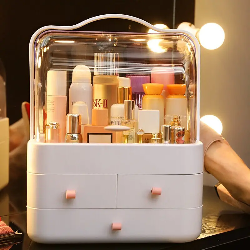 Cosmetic Organizer, Desktop Vanity Drawer Jewelry Storage Rack, High-end Large-capacity Skincare Storage Box
Cosmetic Organizer, Desktop Vanity Drawer Jewelry Storage Rack, High-end Large-capacity Skincare Storage Box