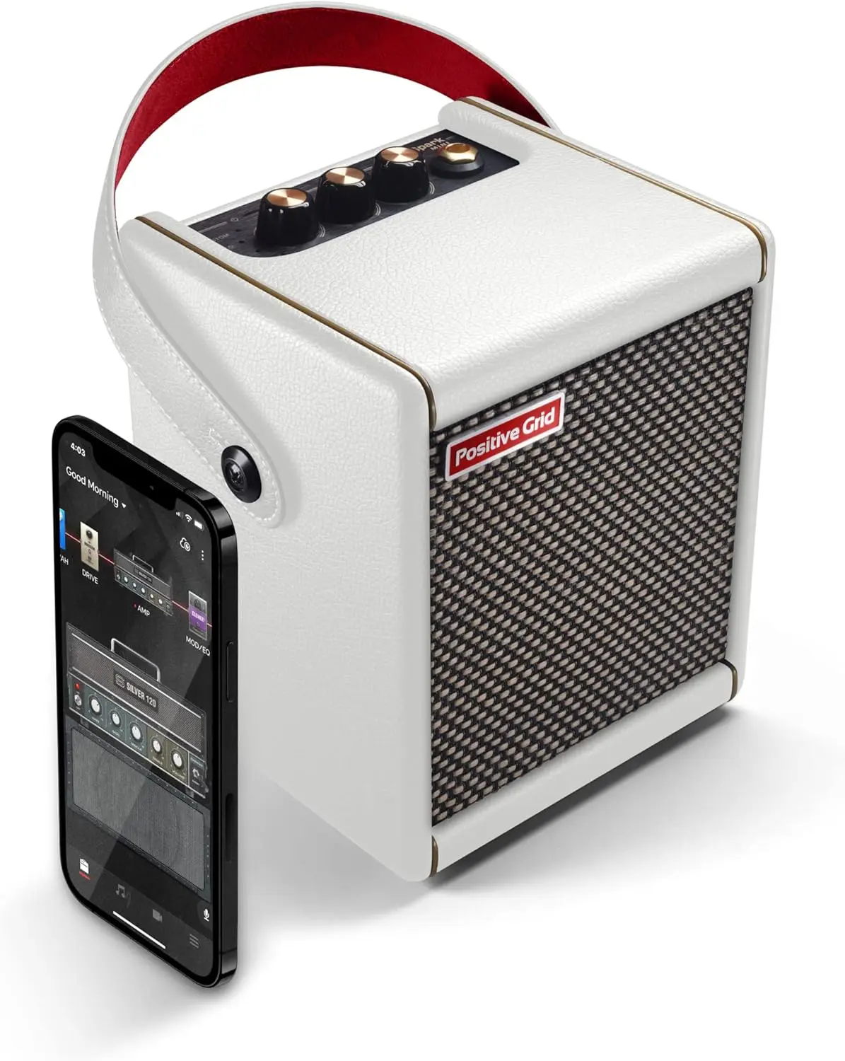 Портативный умный гитарный усилитель Spark Mini 10 Вт и Bluetooth-динамик с приложением для игры на гитаре дома или путешествий
Портативный умный гитарный усилитель Spark Mini 10 Вт и Bluetooth-динамик с приложением для игры на гитаре дома или путешествий