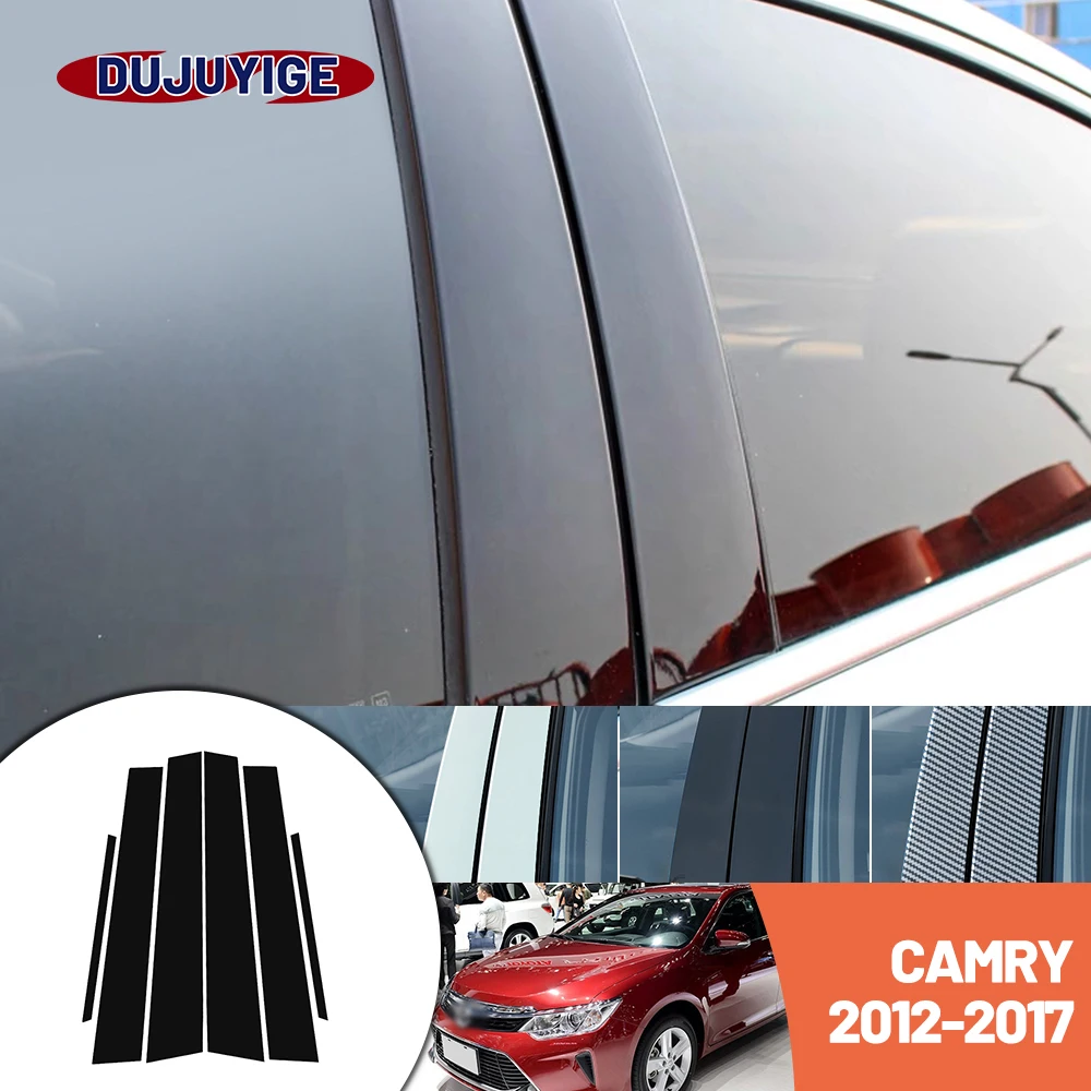 Bright black carbon fiber door and window B C Pillar sticker suitable For Toyota Camry XV50 2012-2017 2013 2014 2015 2016
Bright black carbon fiber door and window B C Pillar sticker suitable For Toyota Camry XV50 2012-2017 2013 2014 2015 2016