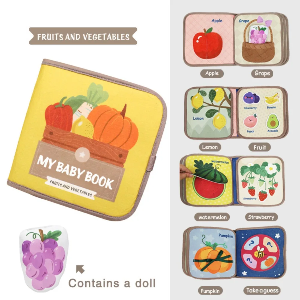 Funny Baby Learning Book Busy Book Sound Doll Cloth Book Toy Fine Motor Development Basic Life Skills 
Funny Baby Learning Book Busy Book Sound Doll Cloth Book Toy Fine Motor Development Basic Life Skills