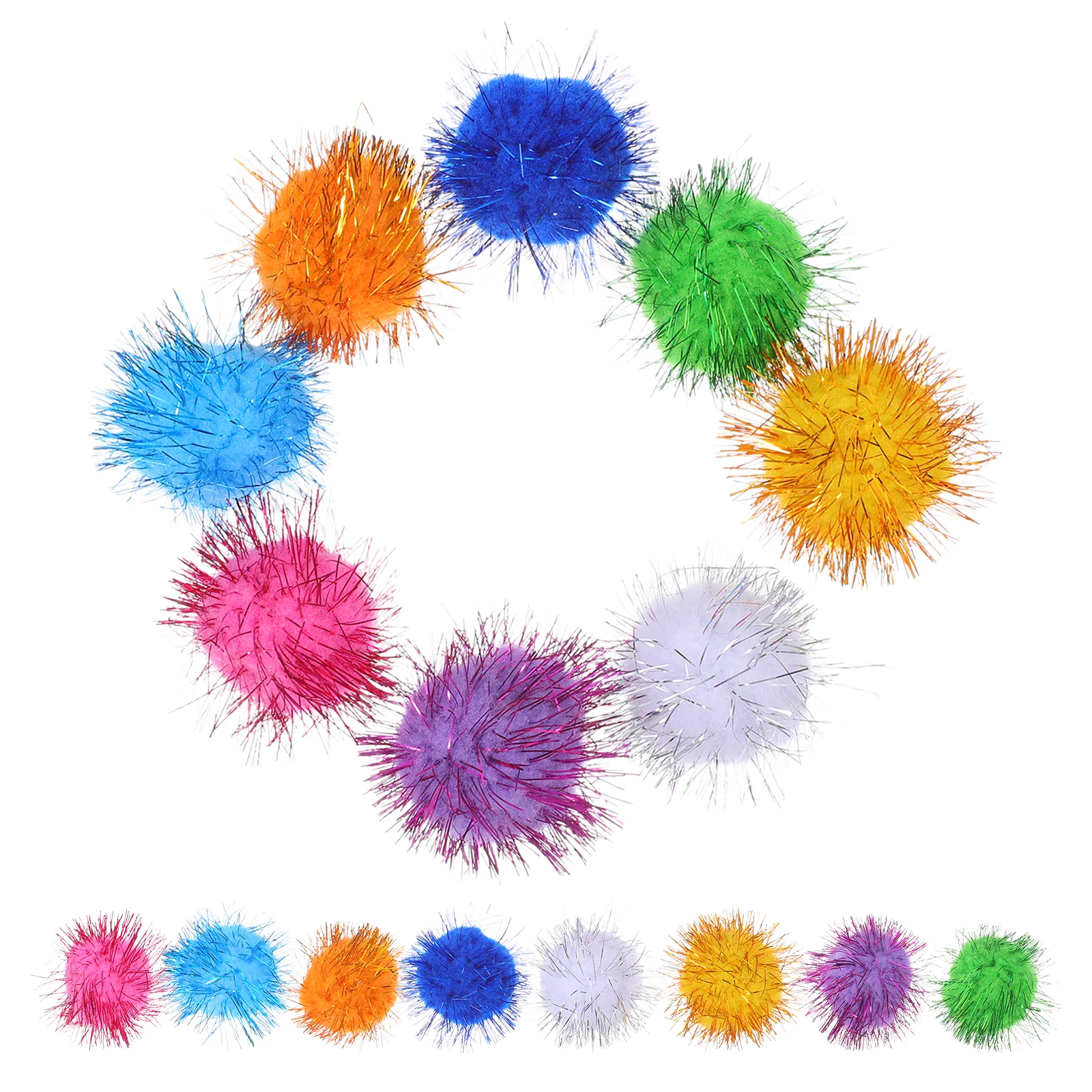 60pcs Cat Bundle Interactive Hunting Toys Durable Bouncy Balls Pet Entertainment Kittens Spring Ball Sparkly Cat Balls Set
60pcs Cat Bundle Interactive Hunting Toys Durable Bouncy Balls Pet Entertainment Kittens Spring Ball Sparkly Cat Balls Set