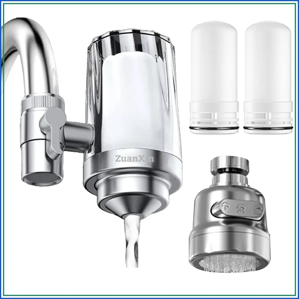 360° Rotating Sink Faucet Water Filter, 3-Month Long-Lasting, Reduces Chlorine, 2 Filters Included
360° Rotating Sink Faucet Water Filter, 3-Month Long-Lasting, Reduces Chlorine, 2 Filters Included