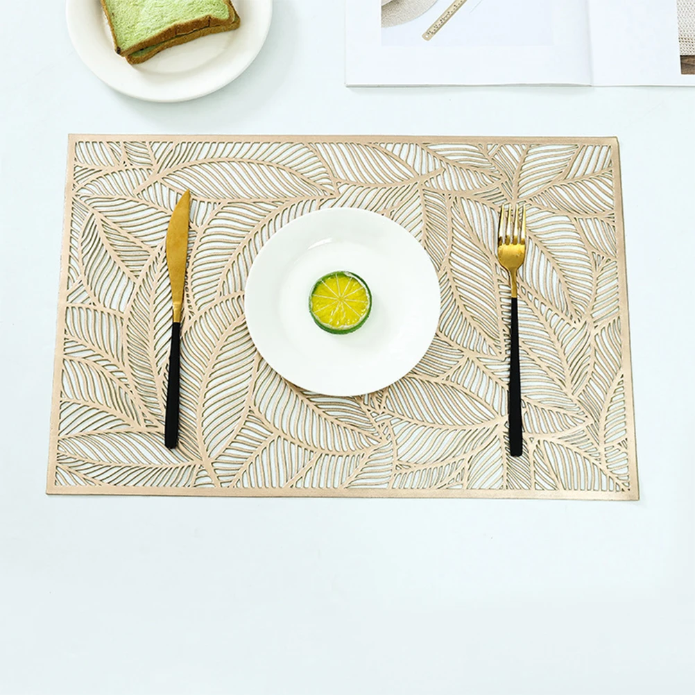 2pcs Pvc Table Placemats Heat Resistant Hollow Design Kitchen Mats Lightweight Dishwasher Safe For Dining Room Home Decor Table
2pcs Pvc Table Placemats Heat Resistant Hollow Design Kitchen Mats Lightweight Dishwasher Safe For Dining Room Home Decor Table