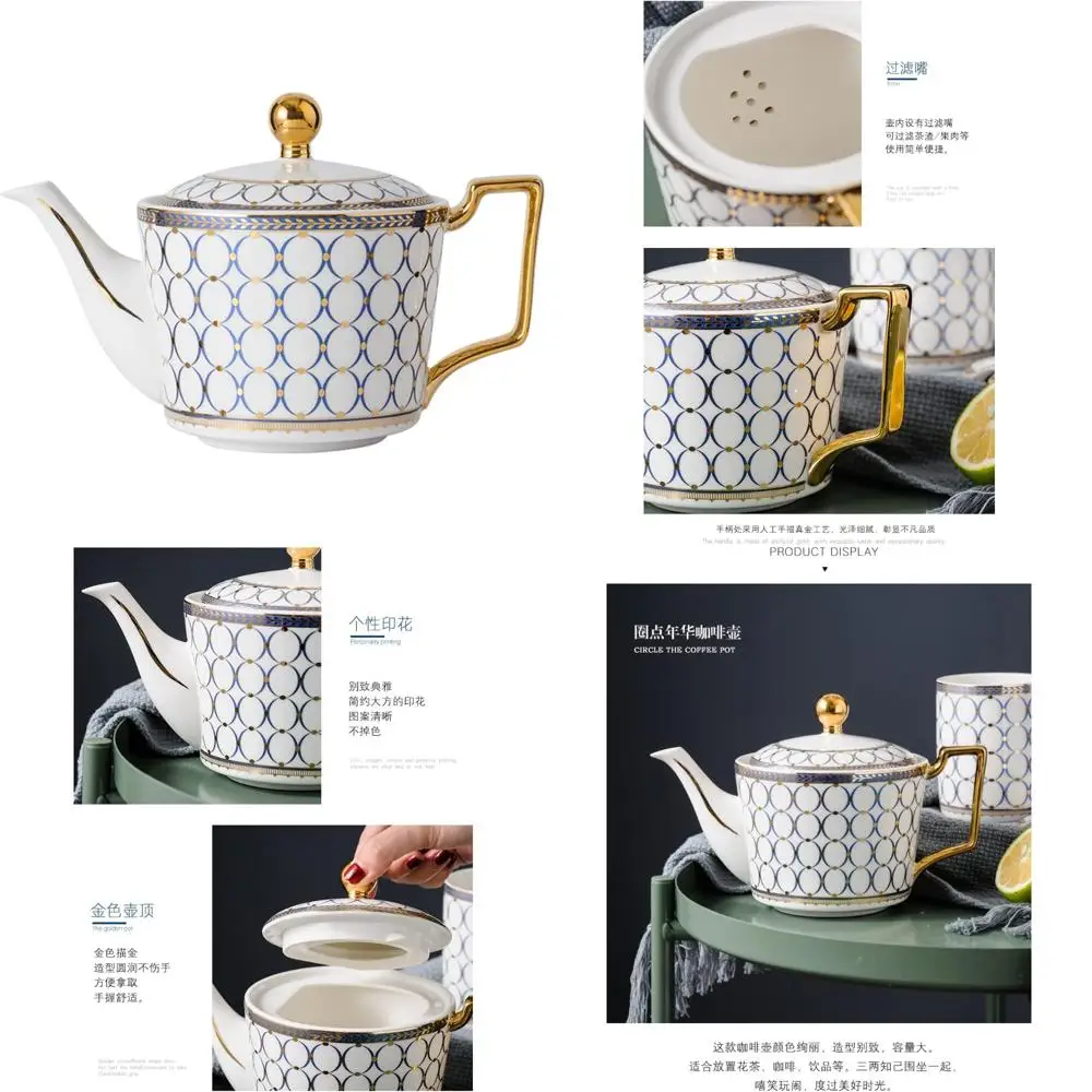 European Style Ceramic Tea Pot for Blooming and Loose Leaf Teas, 24-Ounce Capacity, Stainless Steel Filter Not Included
European Style Ceramic Tea Pot for Blooming and Loose Leaf Teas, 24-Ounce Capacity, Stainless Steel Filter Not Included