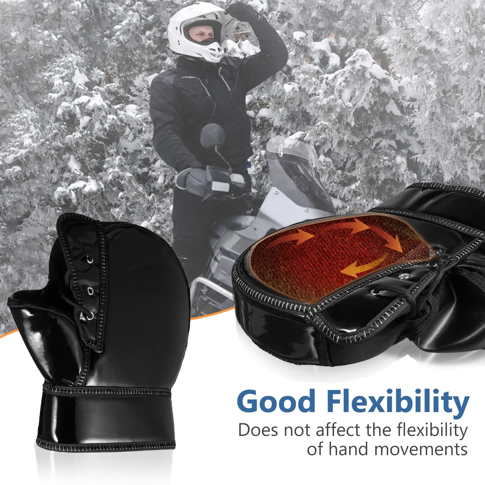 Heated Gloves Windproof Motorcycle Muffs Scooter Handlebar Cover Atv Warmers Grip Snowmobile Black Man
Heated Gloves Windproof Motorcycle Muffs Scooter Handlebar Cover Atv Warmers Grip Snowmobile Black Man