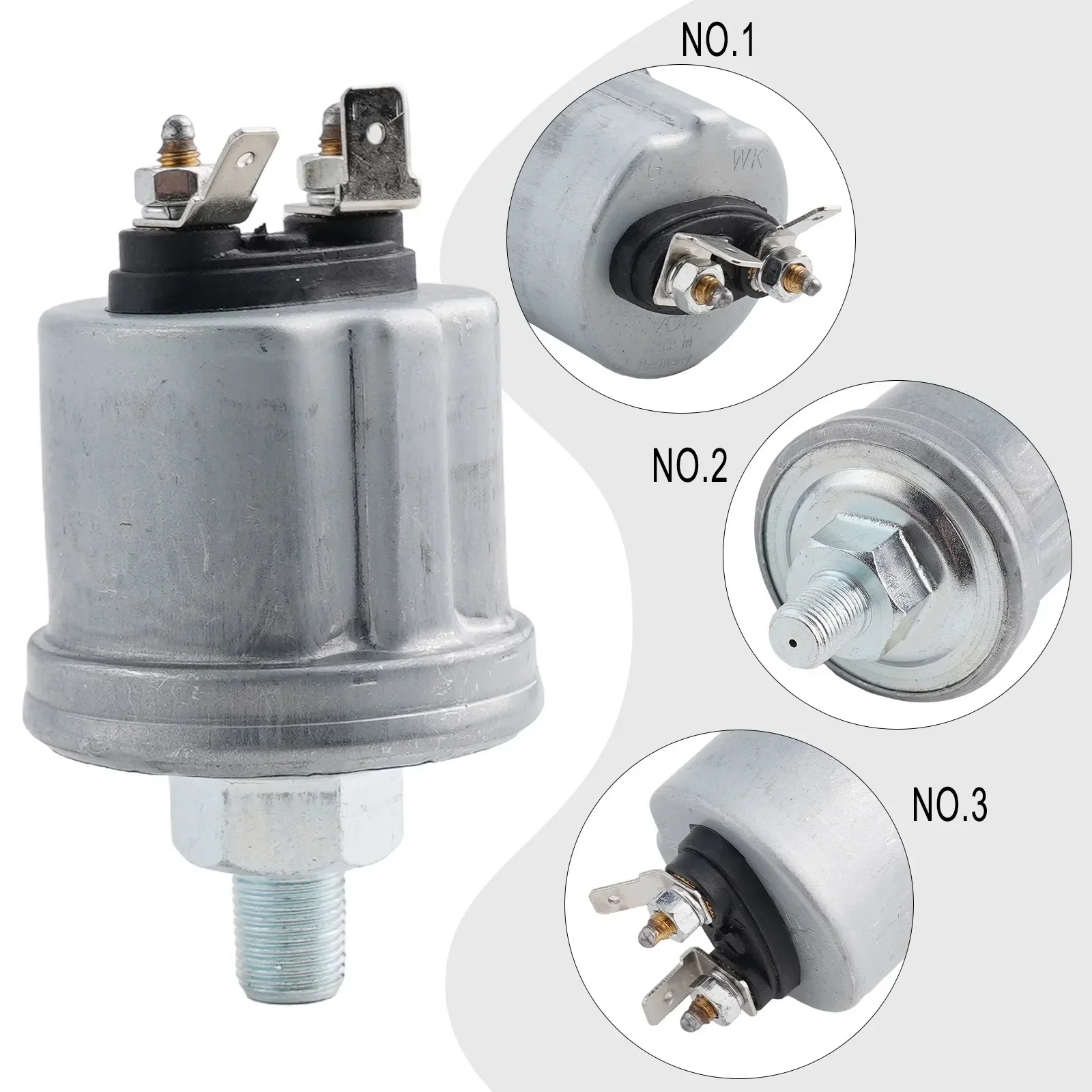 Precision Engineering Oil Pressure Switch OEM No 185246190 Made to Fit Various For Perkins Engine Configurations Perfectly
Precision Engineering Oil Pressure Switch OEM No 185246190 Made to Fit Various For Perkins Engine Configurations Perfectly