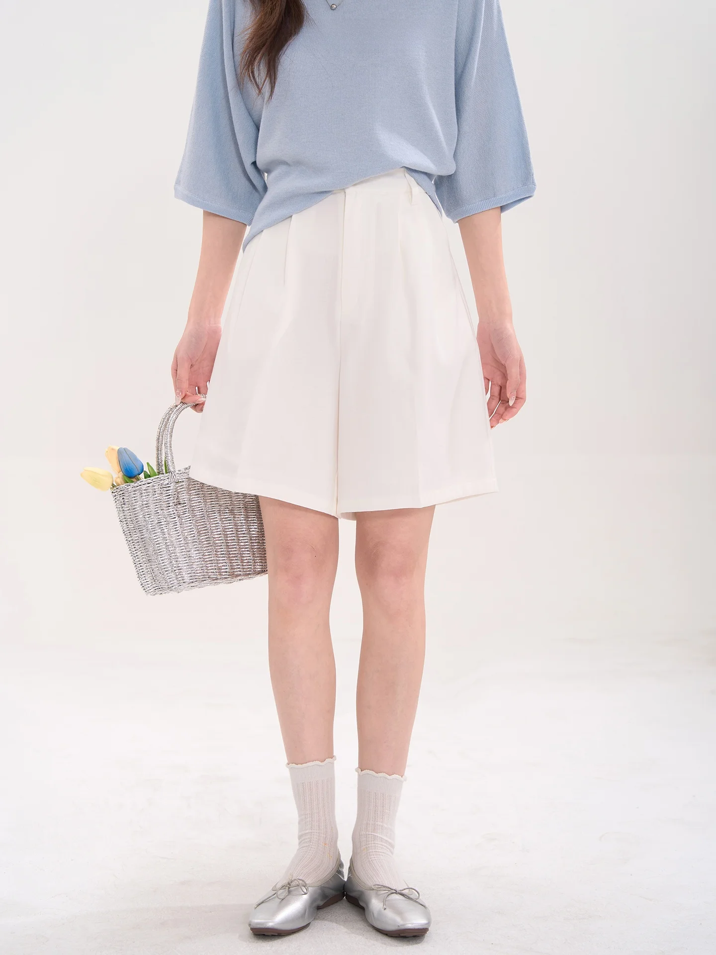 High Waist A-Line Pleated Linen Shorts Wide Leg Pants All-Match Spring Summer Women's Casual Pants Floral Field Window Design
High Waist A-Line Pleated Linen Shorts Wide Leg Pants All-Match Spring Summer Women's Casual Pants Floral Field Window Design