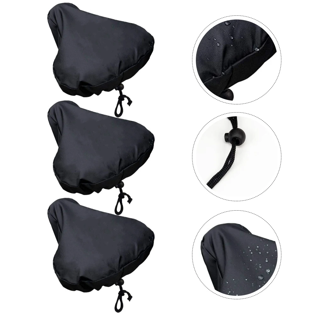 3pcs Bike Seat Cover Rainproof Saddle Cycling Dust Proof Oxford Cloth Elastic Straps Fits All Saddles Bike Accessories
3pcs Bike Seat Cover Rainproof Saddle Cycling Dust Proof Oxford Cloth Elastic Straps Fits All Saddles Bike Accessories