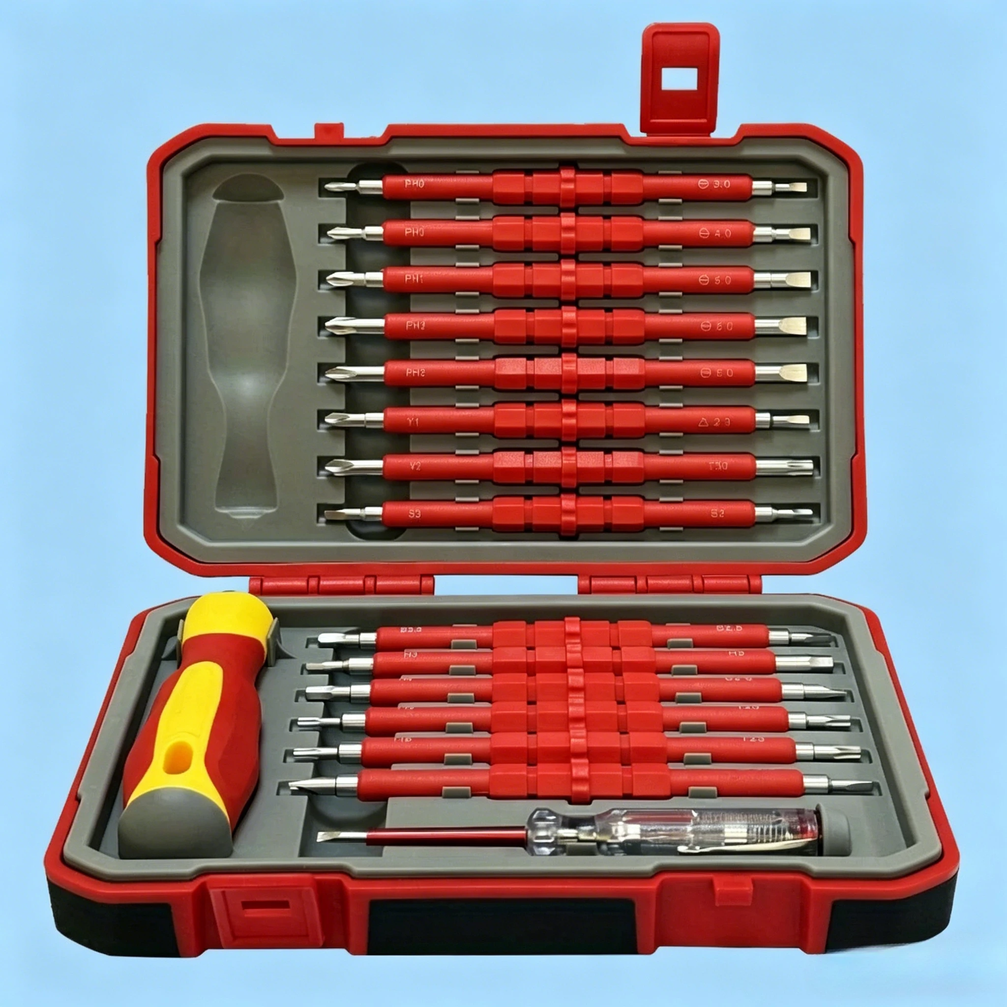 29-in-1 multi-function screwdriver set - precision repair tool, cross/square head for home/electronic/automatic maintenance
29-in-1 multi-function screwdriver set - precision repair tool, cross/square head for home/electronic/automatic maintenance