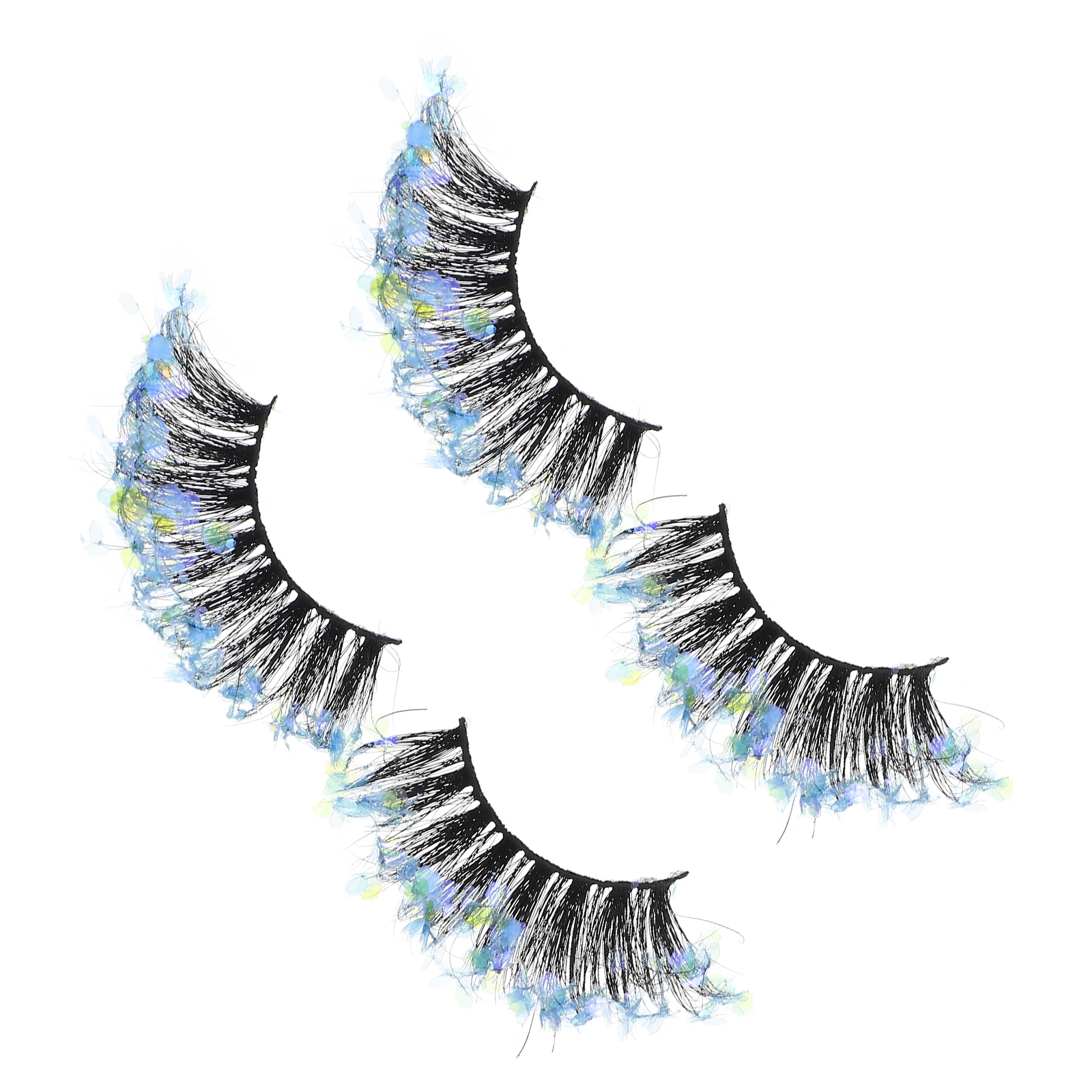 2 Pairs False Eyelashes Sequins Extension Chemical Fiber Eye Accessories Long Lasting Arc Fake Eyelashes Design
2 Pairs False Eyelashes Sequins Extension Chemical Fiber Eye Accessories Long Lasting Arc Fake Eyelashes Design