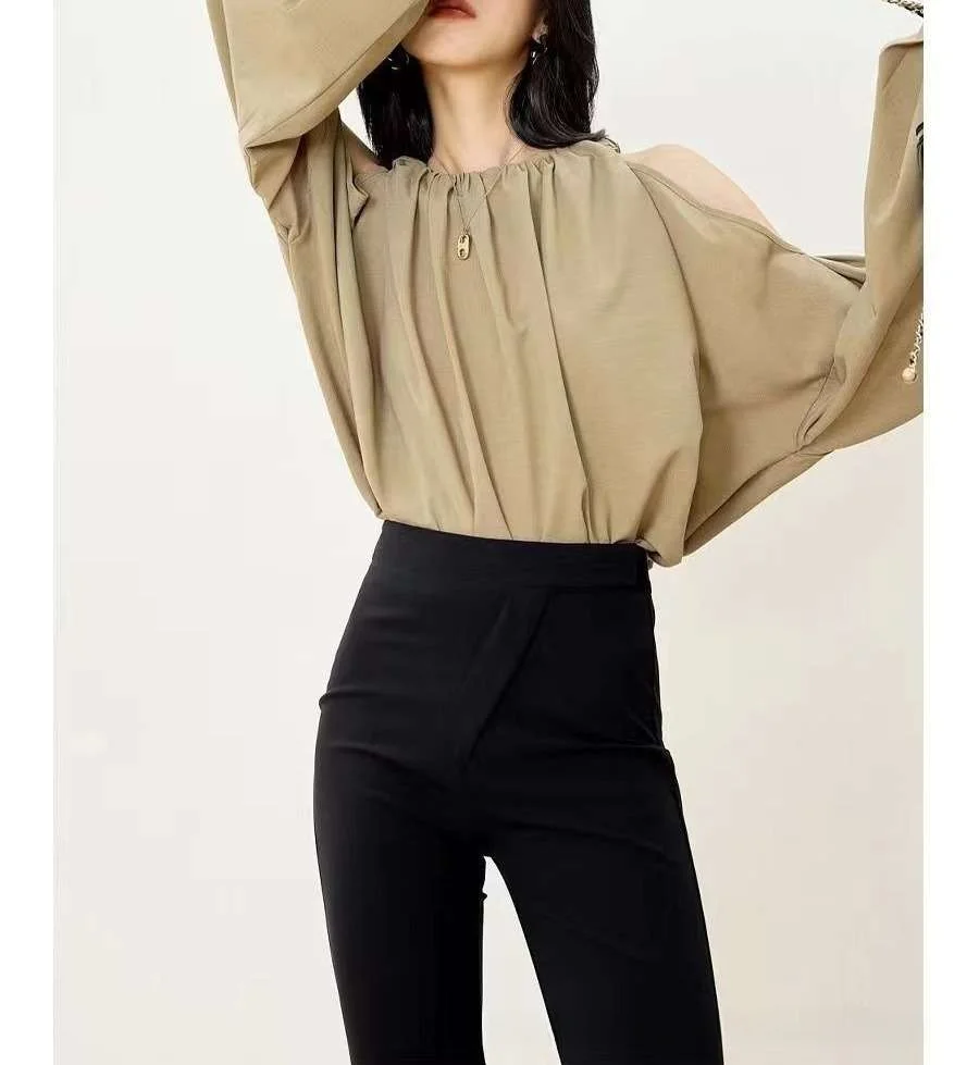 Faionable Французский хаки с открытыми плечами Женский весенний длинный све круглый Ne Premium Quali Женский irt
Faionable Французский хаки с открытыми плечами Женский весенний длинный све круглый Ne Premium Quali Женский irt