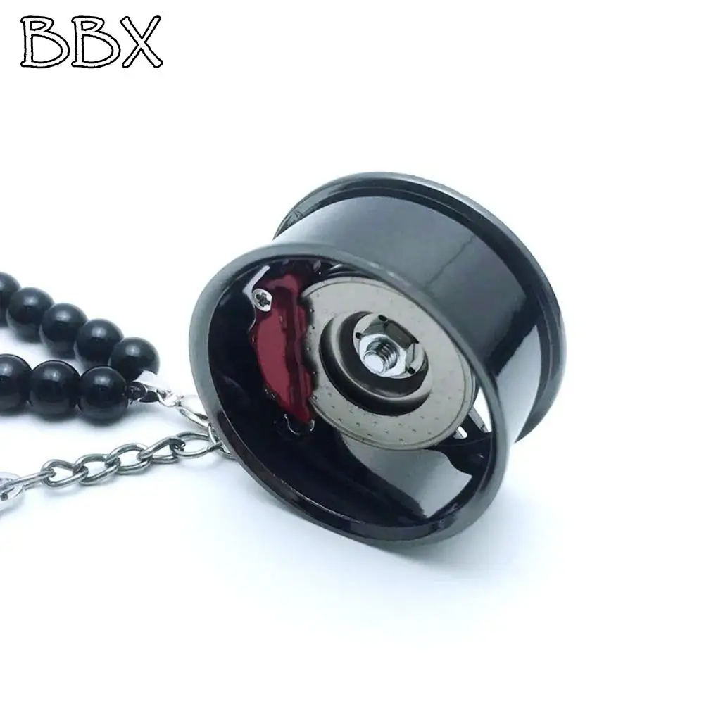 Hip-hop Car Wheel Hub Pendant Glossy Black Beads Shock Absorber Chain Pendant Zinc Alloy Stylish Hanging Ornament
Hip-hop Car Wheel Hub Pendant Glossy Black Beads Shock Absorber Chain Pendant Zinc Alloy Stylish Hanging Ornament