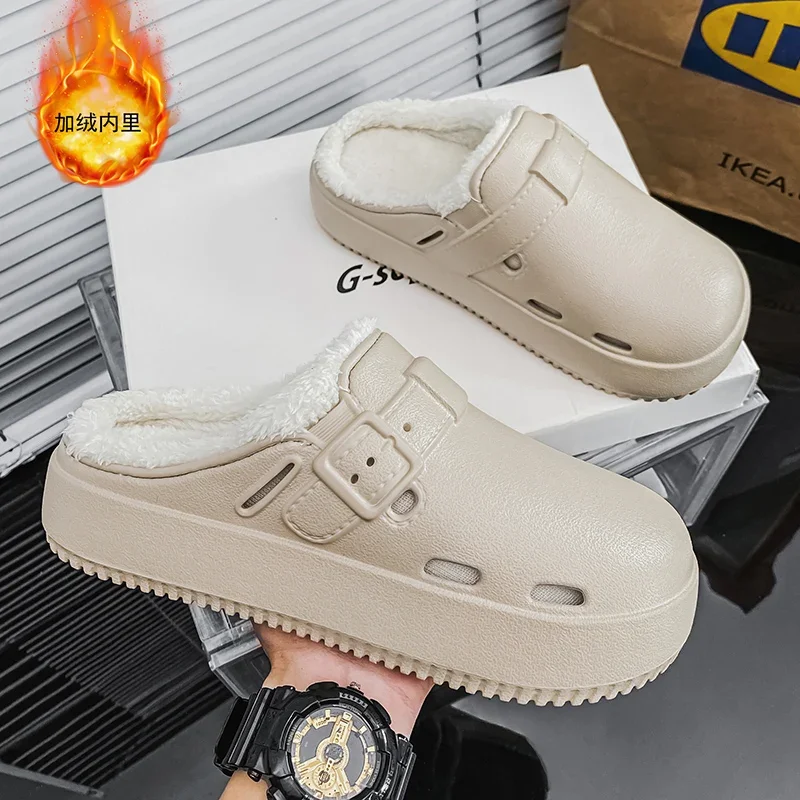Winter Trendy Men Women Cotton Slippers Thick Sole Plush Flats Casual Slippers Outdoor Indoor Home Bedroom Non-Slip Fluffy Shoes
Winter Trendy Men Women Cotton Slippers Thick Sole Plush Flats Casual Slippers Outdoor Indoor Home Bedroom Non-Slip Fluffy Shoes