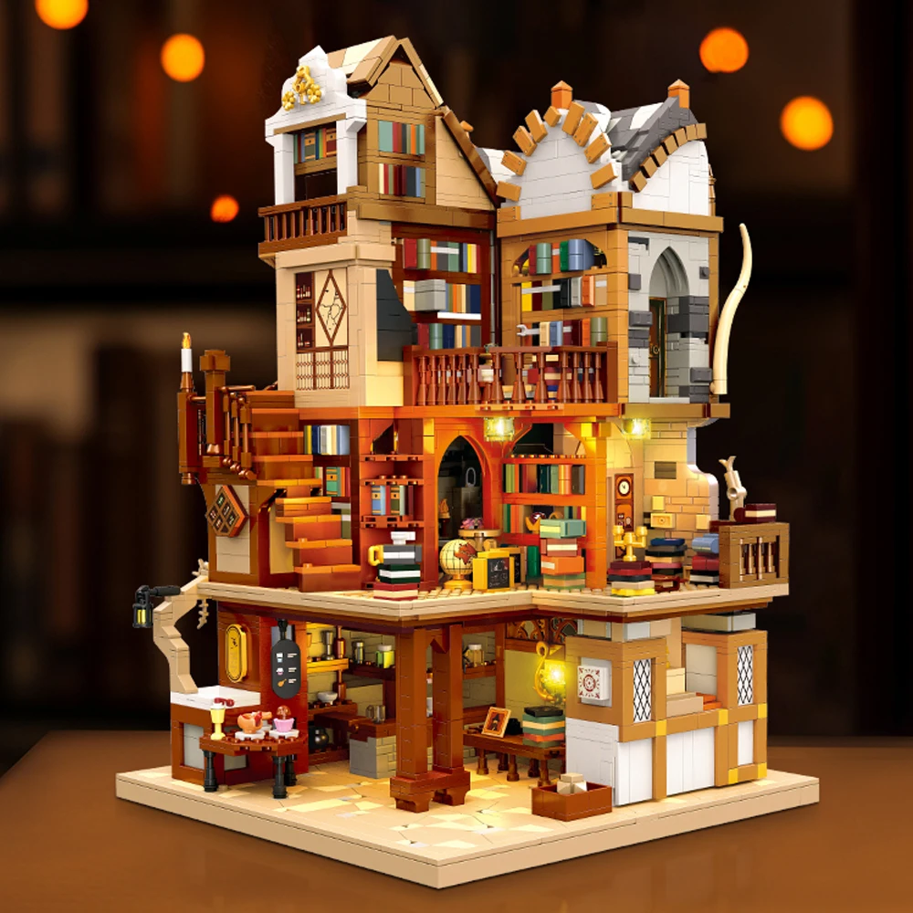57016 Creative Expert Library European Street Views Bricks Modular Architecture House Model Building Blocks Toys Gifts 3294pcs
57016 Creative Expert Library European Street Views Bricks Modular Architecture House Model Building Blocks Toys Gifts 3294pcs