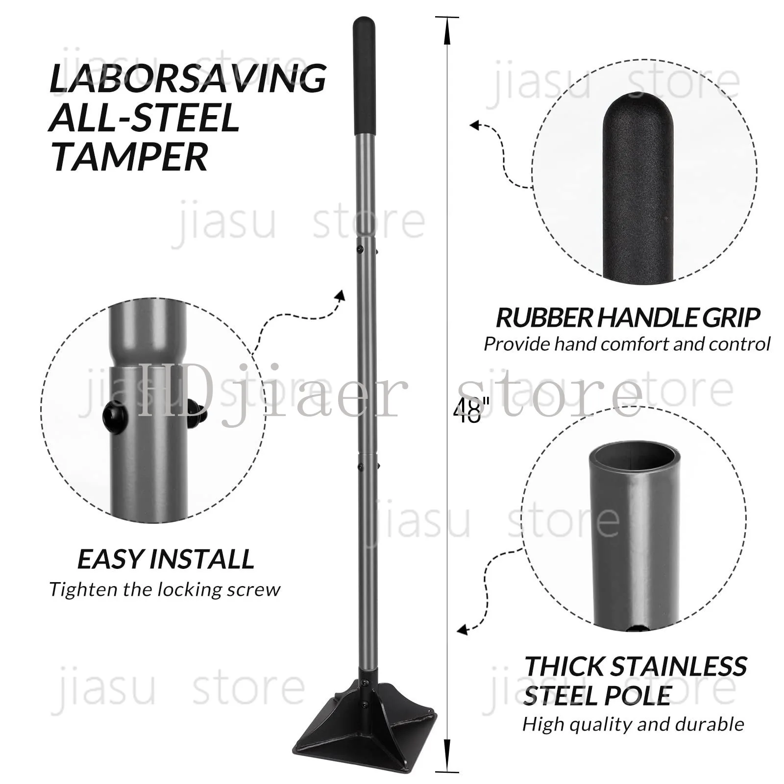 Rammer Plate Tool Ramming Foundation Agricultural Tool Ground Compactor Flat Ground Compactor
Rammer Plate Tool Ramming Foundation Agricultural Tool Ground Compactor Flat Ground Compactor