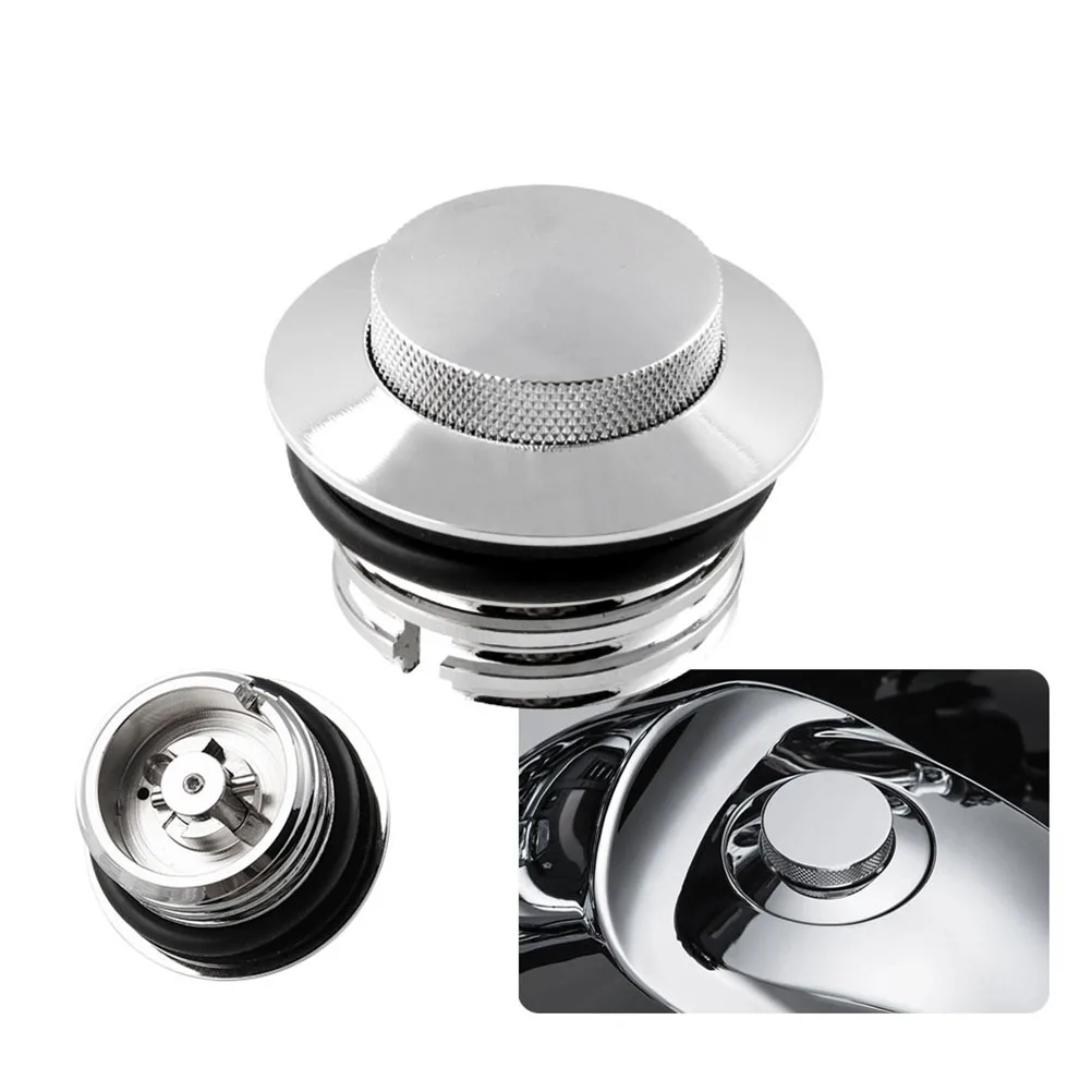 Metal Pop-Up Motorcycle Fuel Tank Cap Silver Decorative Oil Tank Cover Replacement Leak Proof O-Ring Push to Rotate Hide Inner
Metal Pop-Up Motorcycle Fuel Tank Cap Silver Decorative Oil Tank Cover Replacement Leak Proof O-Ring Push to Rotate Hide Inner