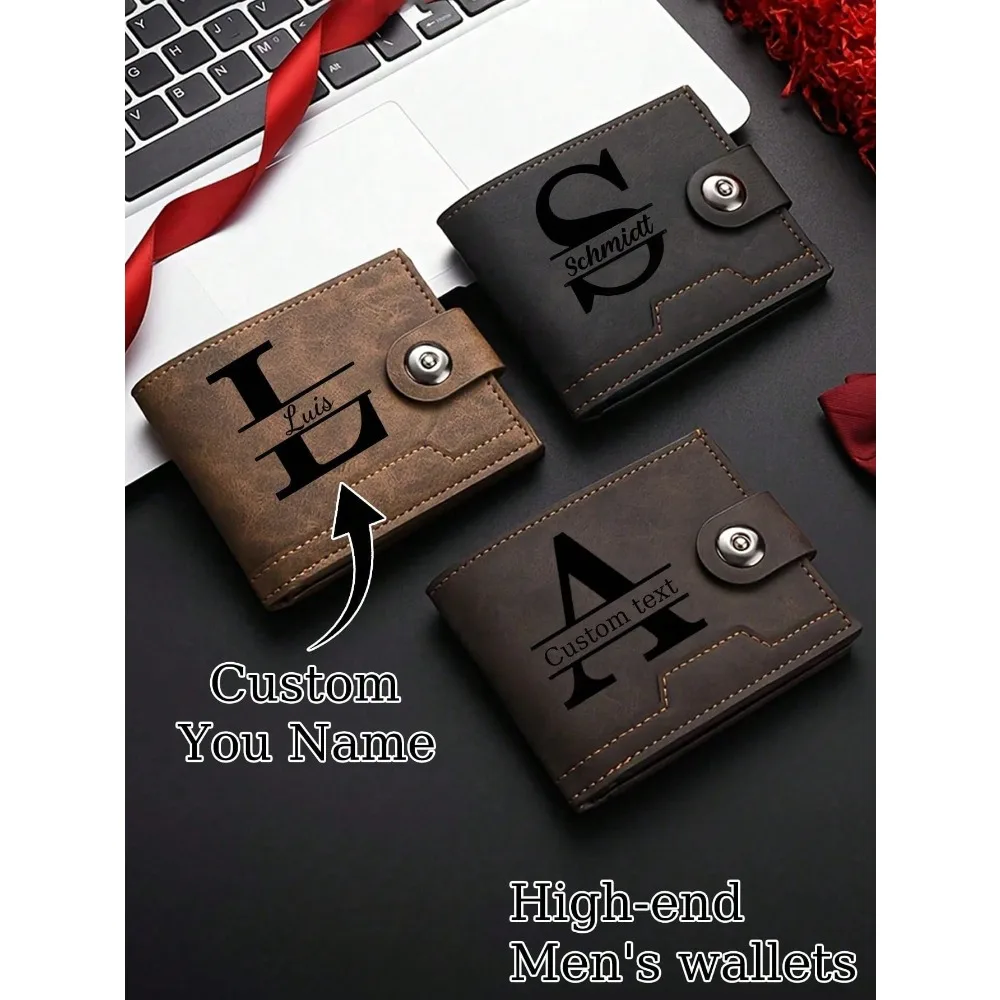 Personalized Men's Wallet With Engraved Name - Vintage Style Faux Leather, Ideal For Birthday, Anniversary, Father's Day, Boyfriend Gift - Light Brown,Multifunction,Versatile,Large Capacity,Lightweight,Functional,Practical,All-Purpose,Foldable,Colorful,Cu
Personalized Men's Wallet With Engraved Name - Vintage Style Faux Leather, Ideal For Birthday, Anniversary, Father's Day, Boyfriend Gift - Light Brown,Multifunction,Versatile,Large Capacity,Lightweight,Functional,Practical,All-Purpose,Foldable,Colorful,Cu
