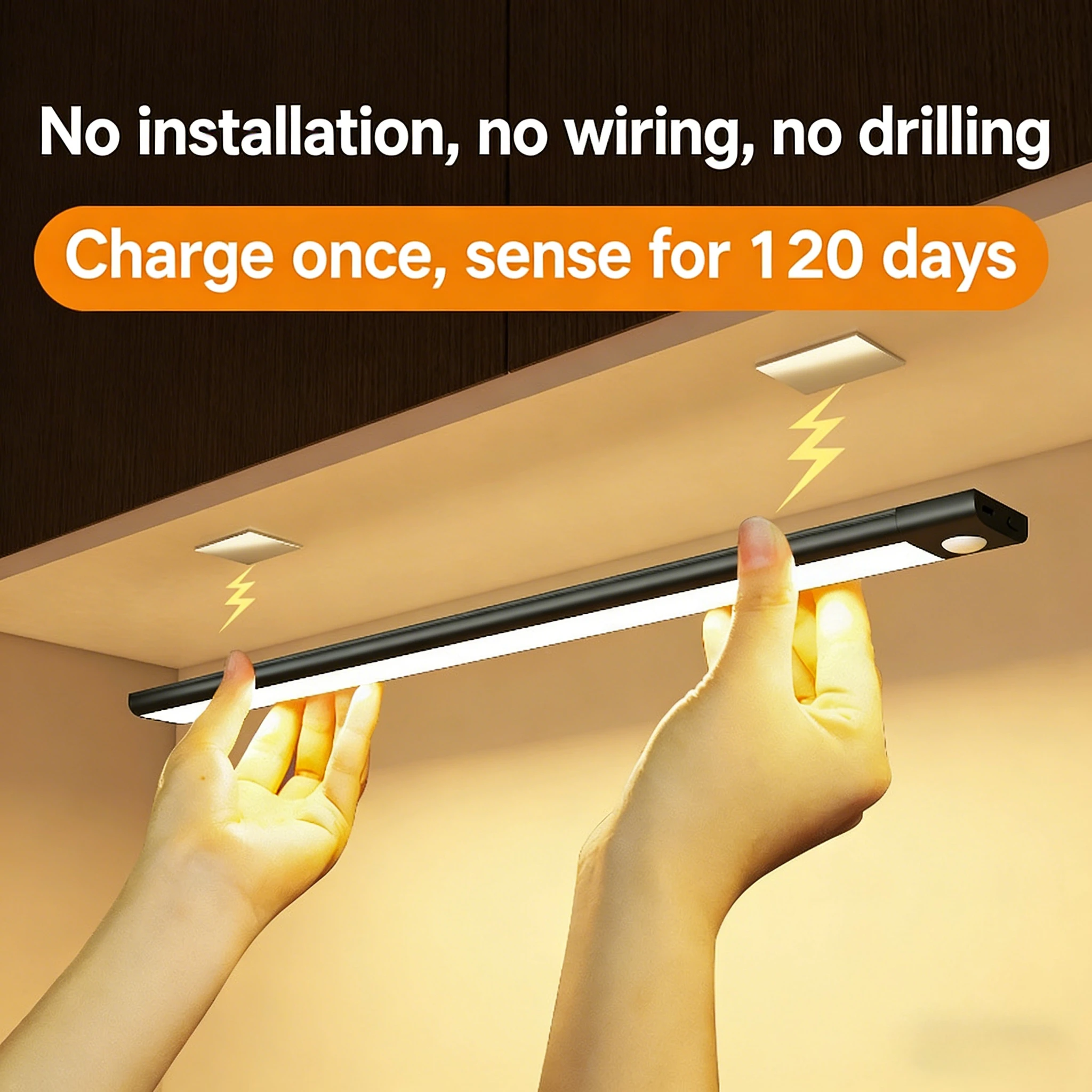 LED Cabinet Light USB Type-C Rechargeable Motion Sensor Led Lamp for Kitchen Wardrobe Cabinet Lighting 20cm/30cm/40cm/60cm/80cm
LED Cabinet Light USB Type-C Rechargeable Motion Sensor Led Lamp for Kitchen Wardrobe Cabinet Lighting 20cm/30cm/40cm/60cm/80cm