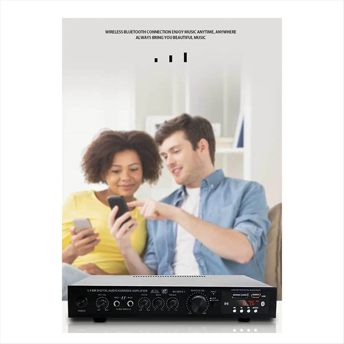 T73C! 5.1 Channel HIFI Amplifier Subwoofer High Power Stage Home Theater Bluetooth Radio Outdoor Amplifier AU Plug
T73C! 5.1 Channel HIFI Amplifier Subwoofer High Power Stage Home Theater Bluetooth Radio Outdoor Amplifier AU Plug