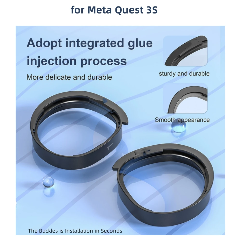 Anti-blue Light Anti-scratch Ring Lens for Meta Quest 3S Eyeglass Lenses VR Accessories
Anti-blue Light Anti-scratch Ring Lens for Meta Quest 3S Eyeglass Lenses VR Accessories