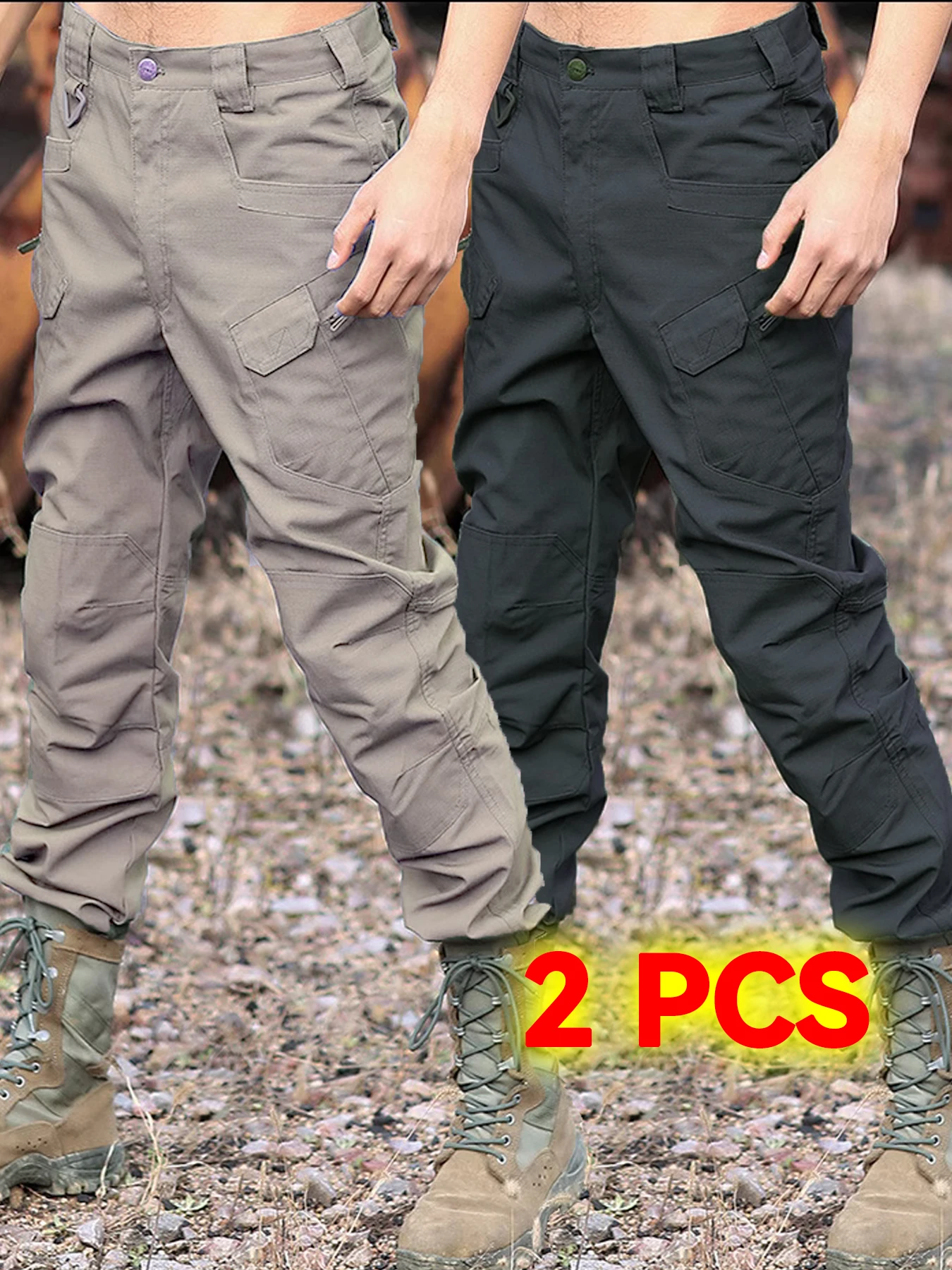 Large Pocket Loose Overalls Men's Outdoor Sports Jogging Tactical Pants Elastic Waist Pure Cotton Casual Work Pants
Large Pocket Loose Overalls Men's Outdoor Sports Jogging Tactical Pants Elastic Waist Pure Cotton Casual Work Pants