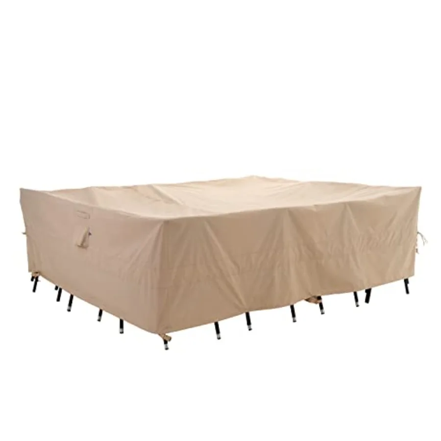 Dining Set Cover 86W x 47D x 31H Inch Heavy Duty Patio Table Cover Outdoor Furniture Cover Waterproof Rectangle Table and Chair
Dining Set Cover 86W x 47D x 31H Inch Heavy Duty Patio Table Cover Outdoor Furniture Cover Waterproof Rectangle Table and Chair
