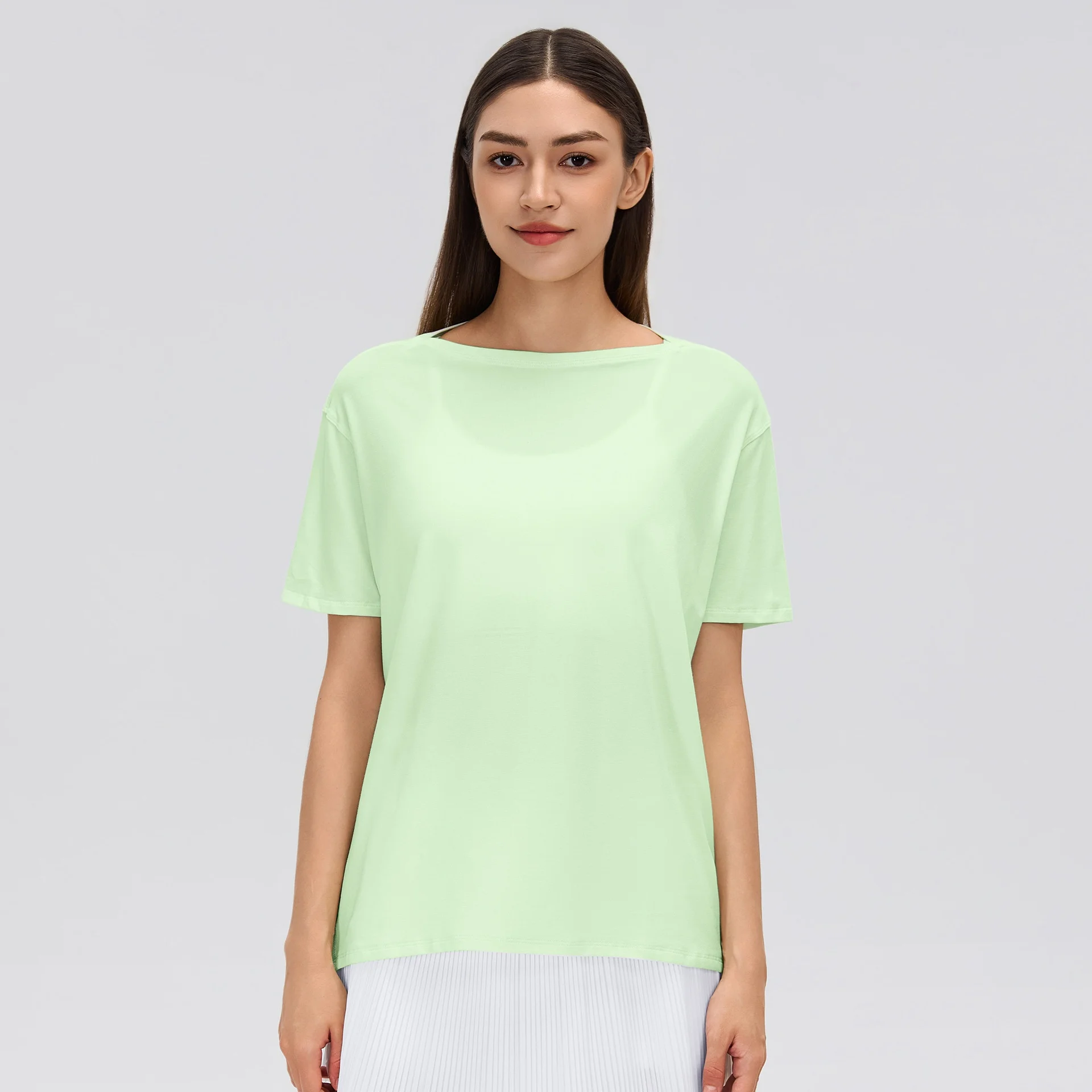 Summer Women Thin Short Sleeve Solid Color Loose Breathable T-shirt Quick-dry Outdoor Casual Running Fitness Blouse Rupa Mujer
Summer Women Thin Short Sleeve Solid Color Loose Breathable T-shirt Quick-dry Outdoor Casual Running Fitness Blouse Rupa Mujer