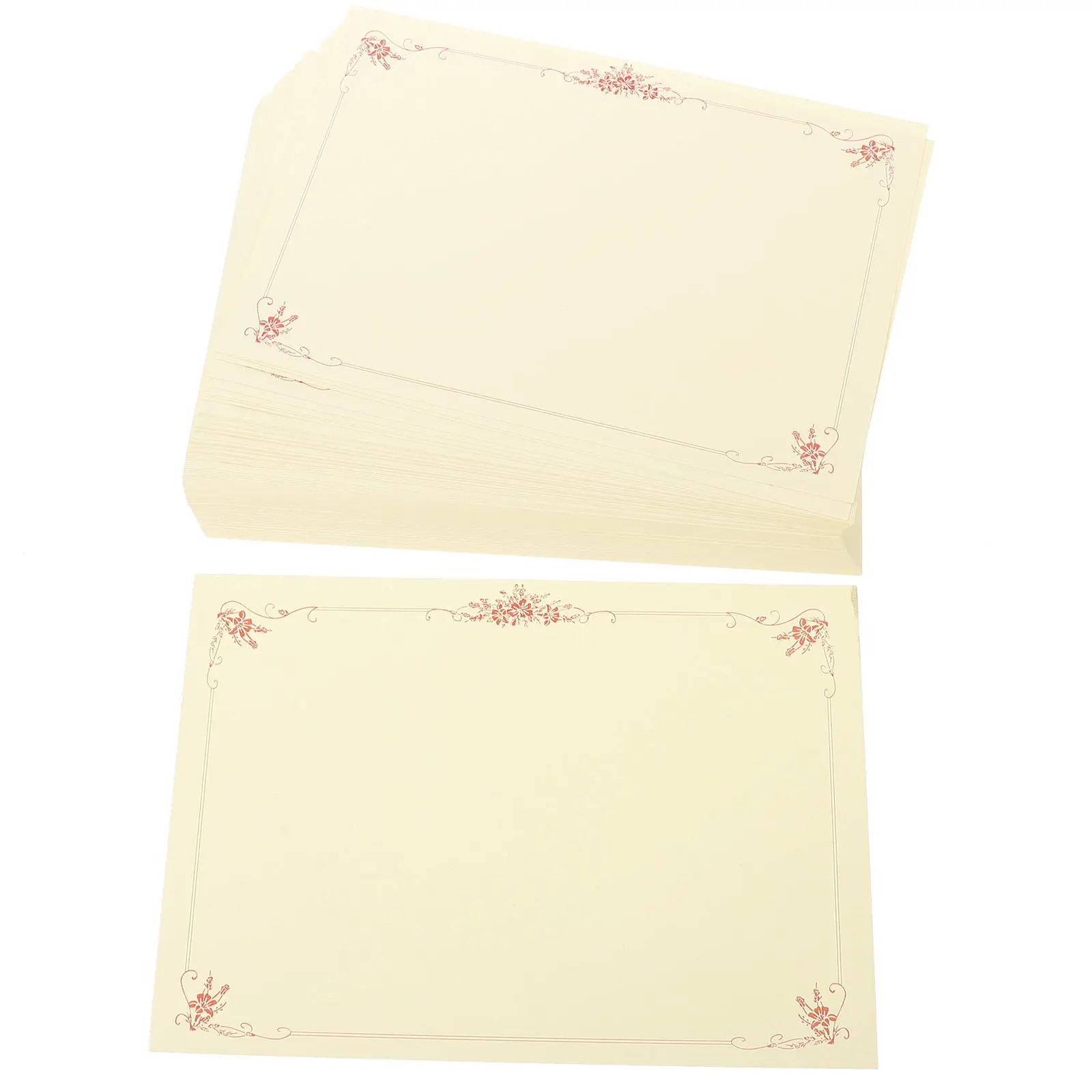 100Pcs Certificate Paper Blank Diploma Sheets for School Office Printable Award Certificates Certificate Inner Paper
100Pcs Certificate Paper Blank Diploma Sheets for School Office Printable Award Certificates Certificate Inner Paper