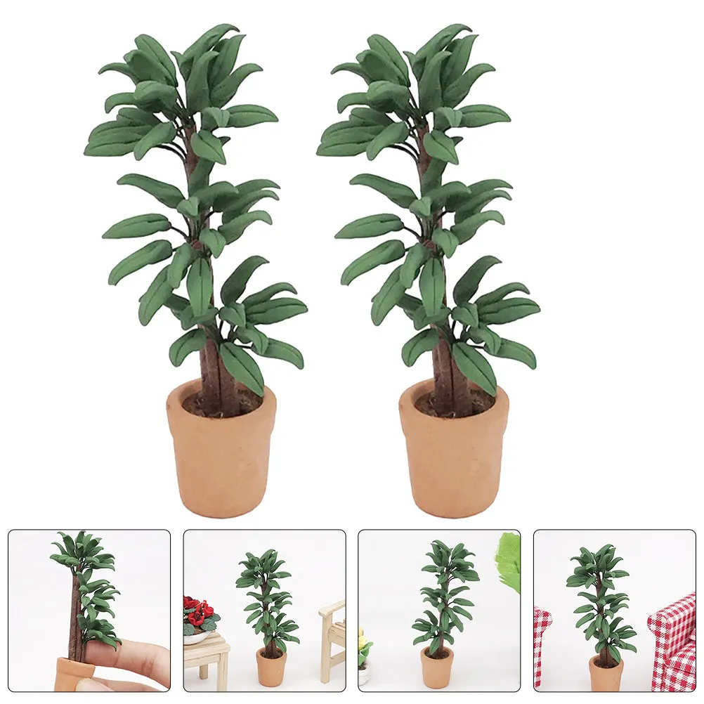 2Pcs Miniature Green Bonsai Potted Plants Home Desktop Ornament Dollhouse Decoration House Potted Plant House Decor
2Pcs Miniature Green Bonsai Potted Plants Home Desktop Ornament Dollhouse Decoration House Potted Plant House Decor
