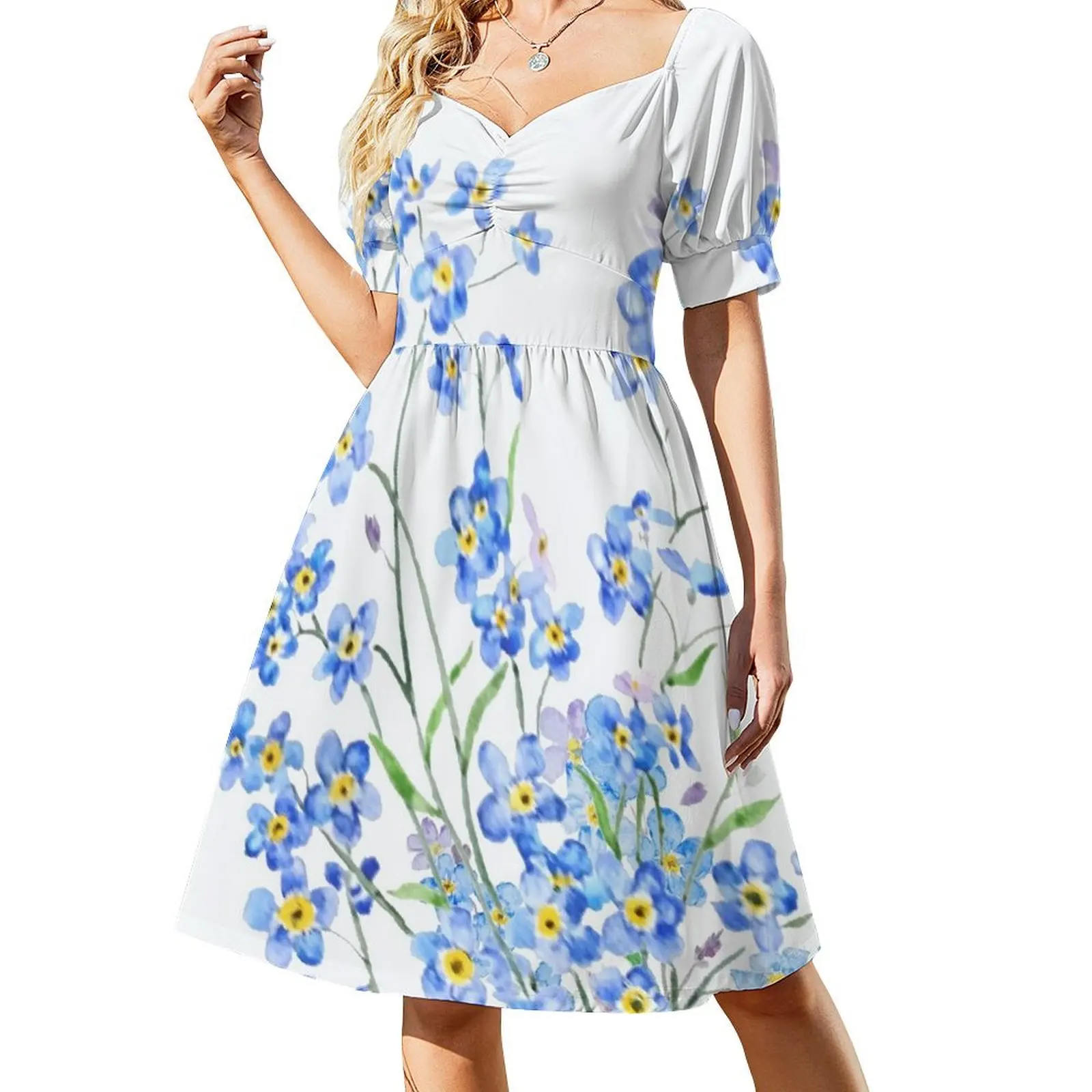 forget me not bouquet 2020 Short-Sleeved Dress Women's summer long dress Dress for pregnant women
forget me not bouquet 2020 Short-Sleeved Dress Women's summer long dress Dress for pregnant women